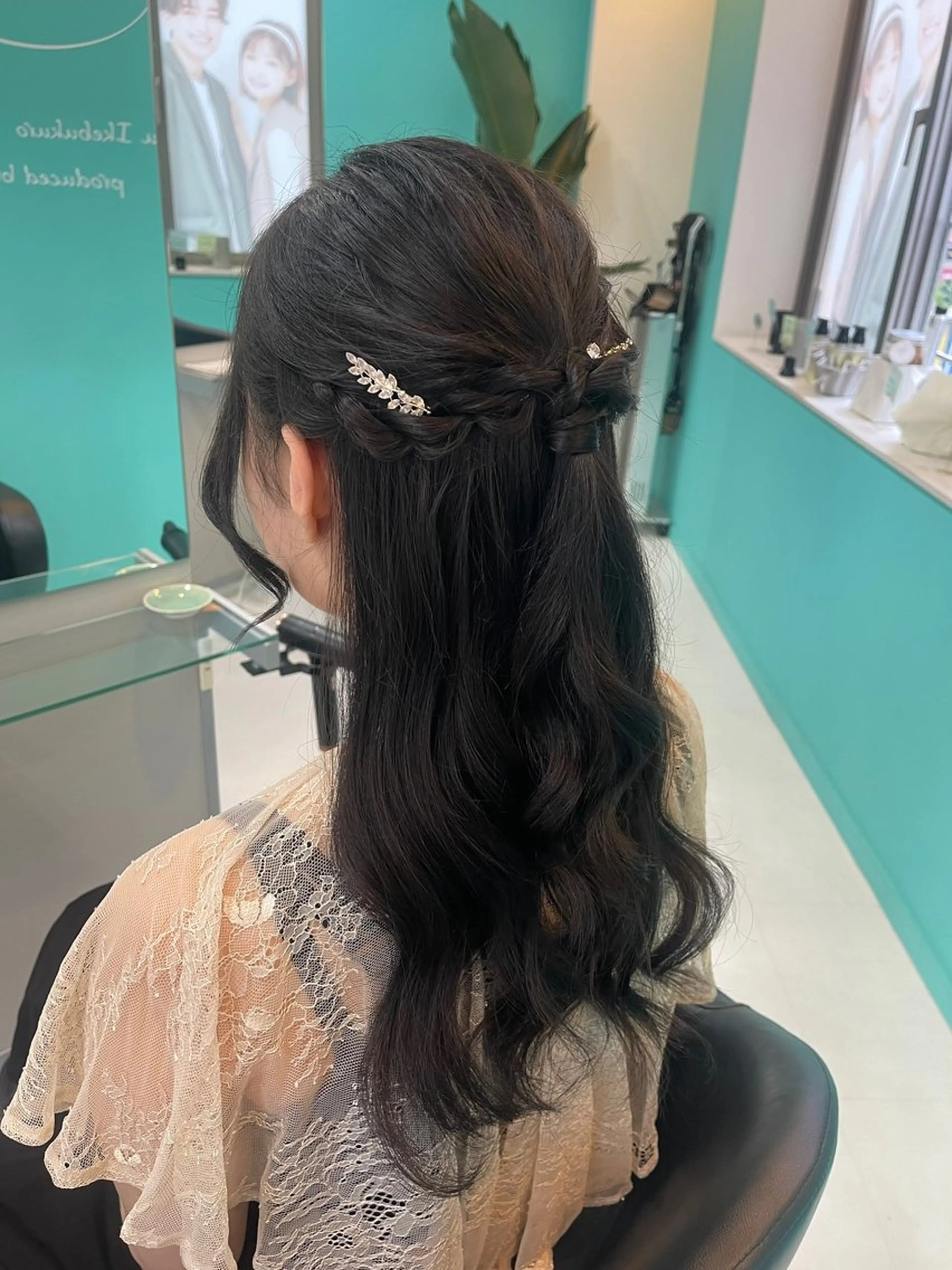 ロング ヘアセット mana/メンズ/ ヘアセット/ブリーチのヘアスタイル