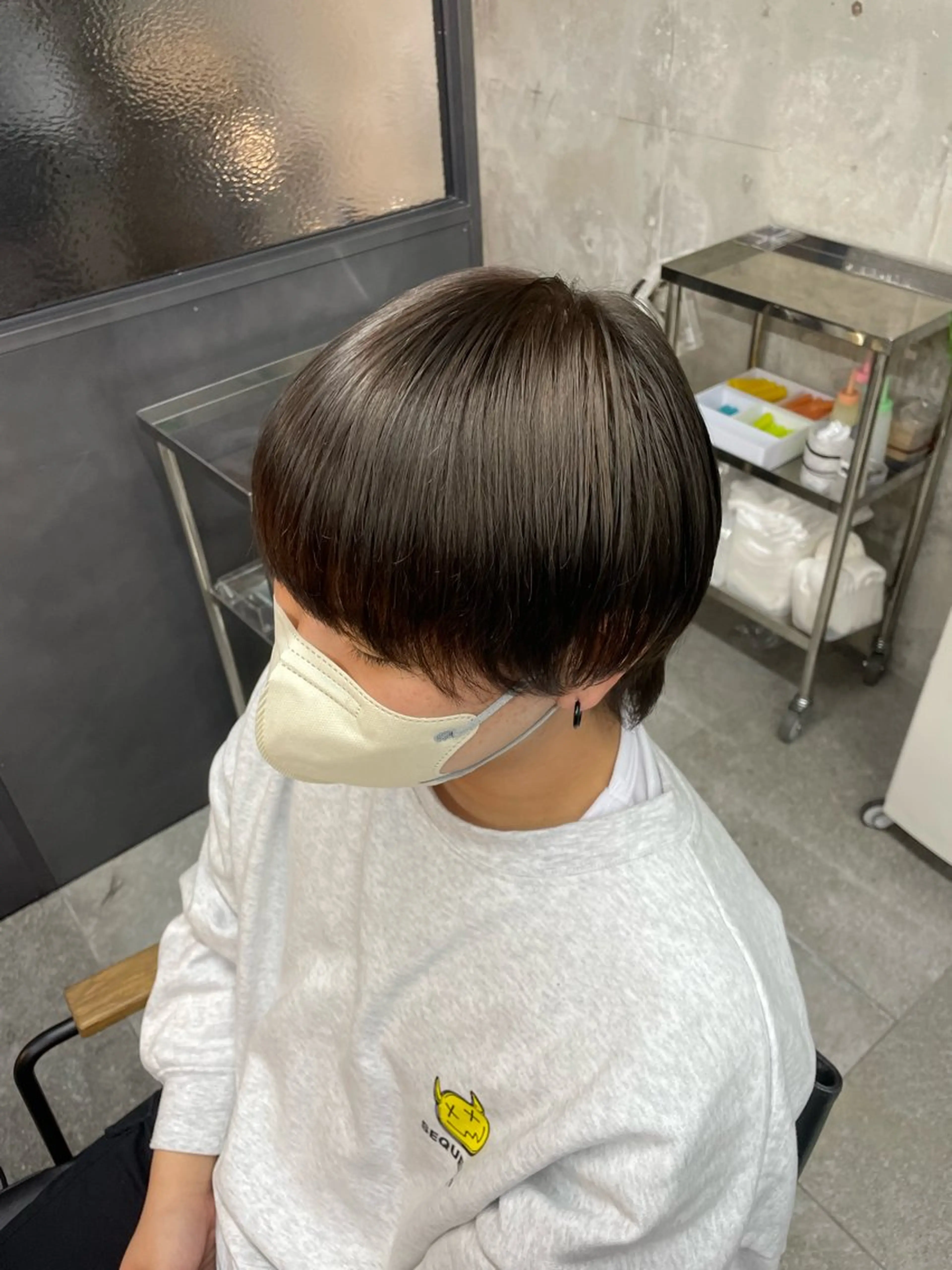 ショート 鈴木瑛里／ブロンド ベージュ／男女のヘアスタイル