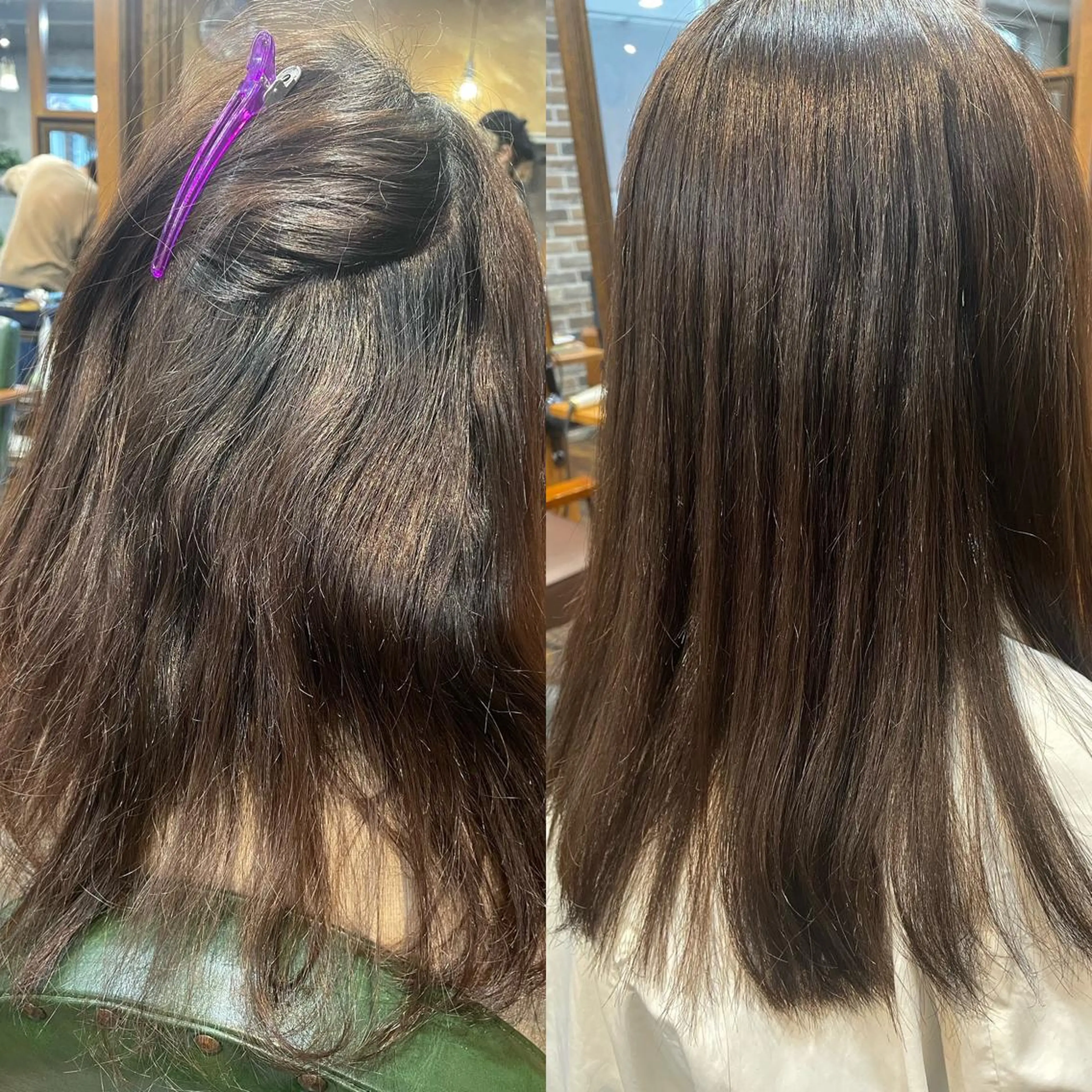 ミディアム 縮毛矯正 縮毛矯正 髪質改善Anella /美髪師/大島正和のヘアスタイル