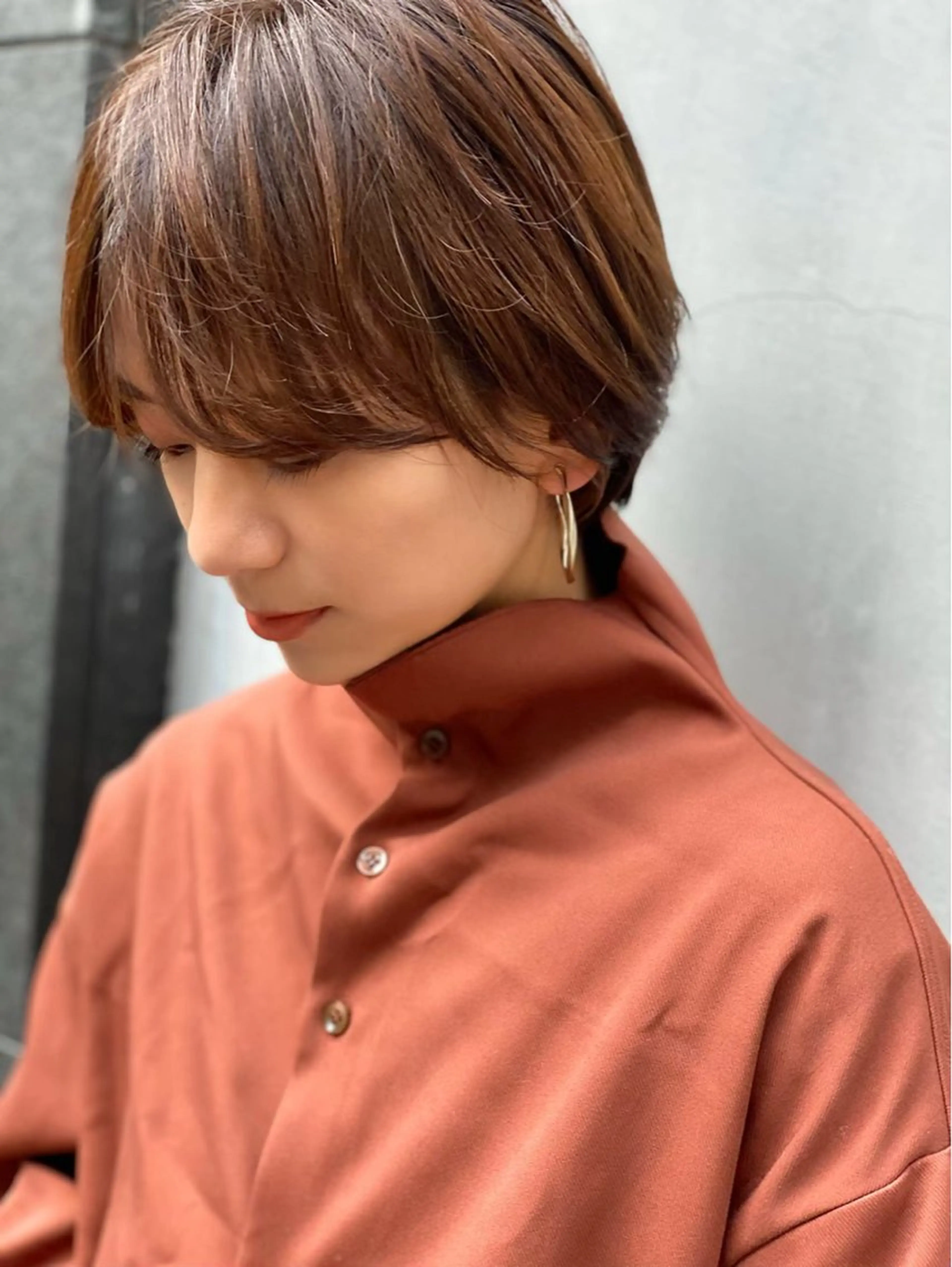 ショート 新宿/韓国レイヤー/ 顔周りカット松本美晴のヘアスタイル