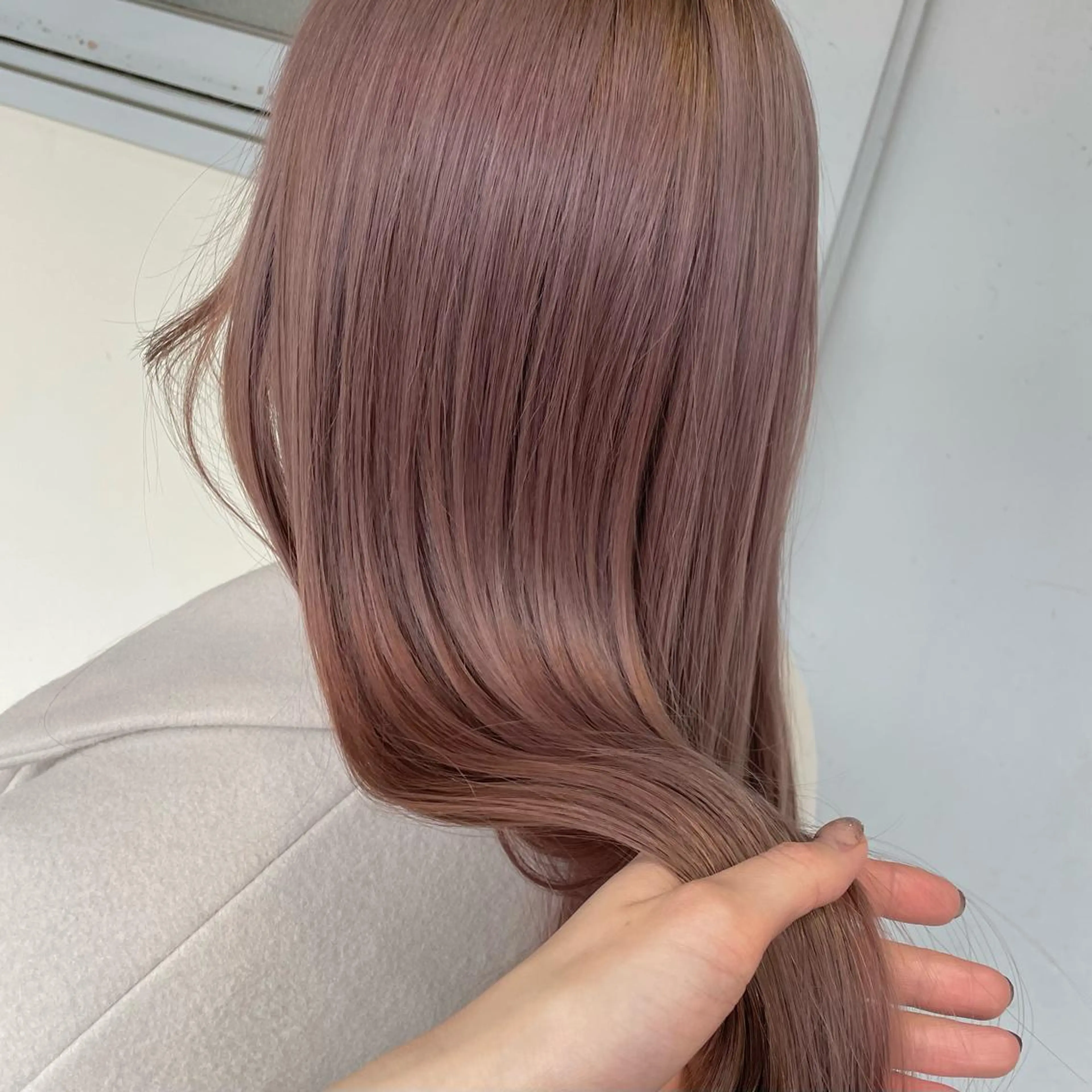 ロング カラー ヘアアレンジ maoブリーチ無し 似合わせカラーのヘアスタイル
