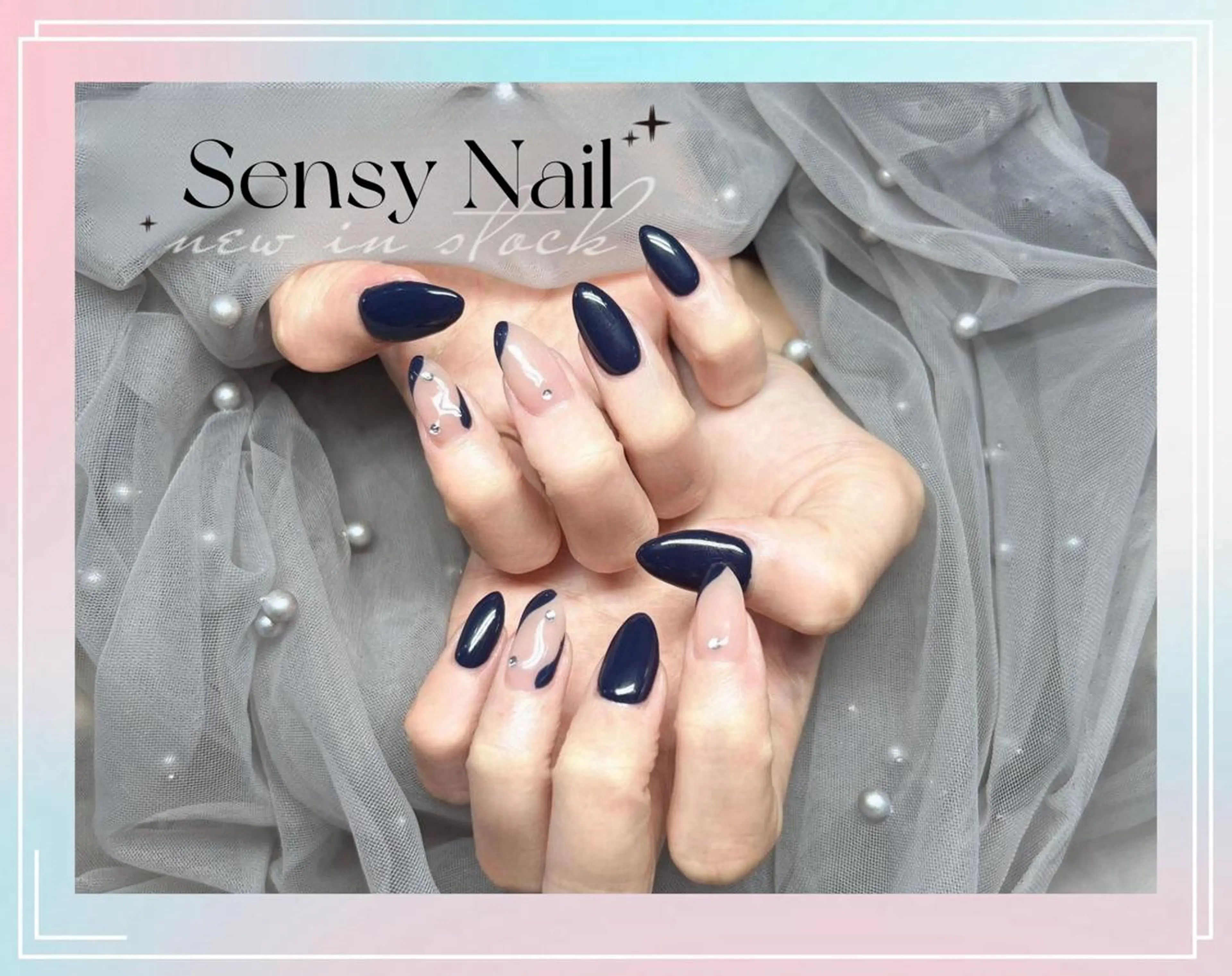 ネイル 長さ出し ジェルネイル 持ち込み ソフトジェル ハンドネイル ハンドケア Sensy ネイル専門店のネイルデザイン