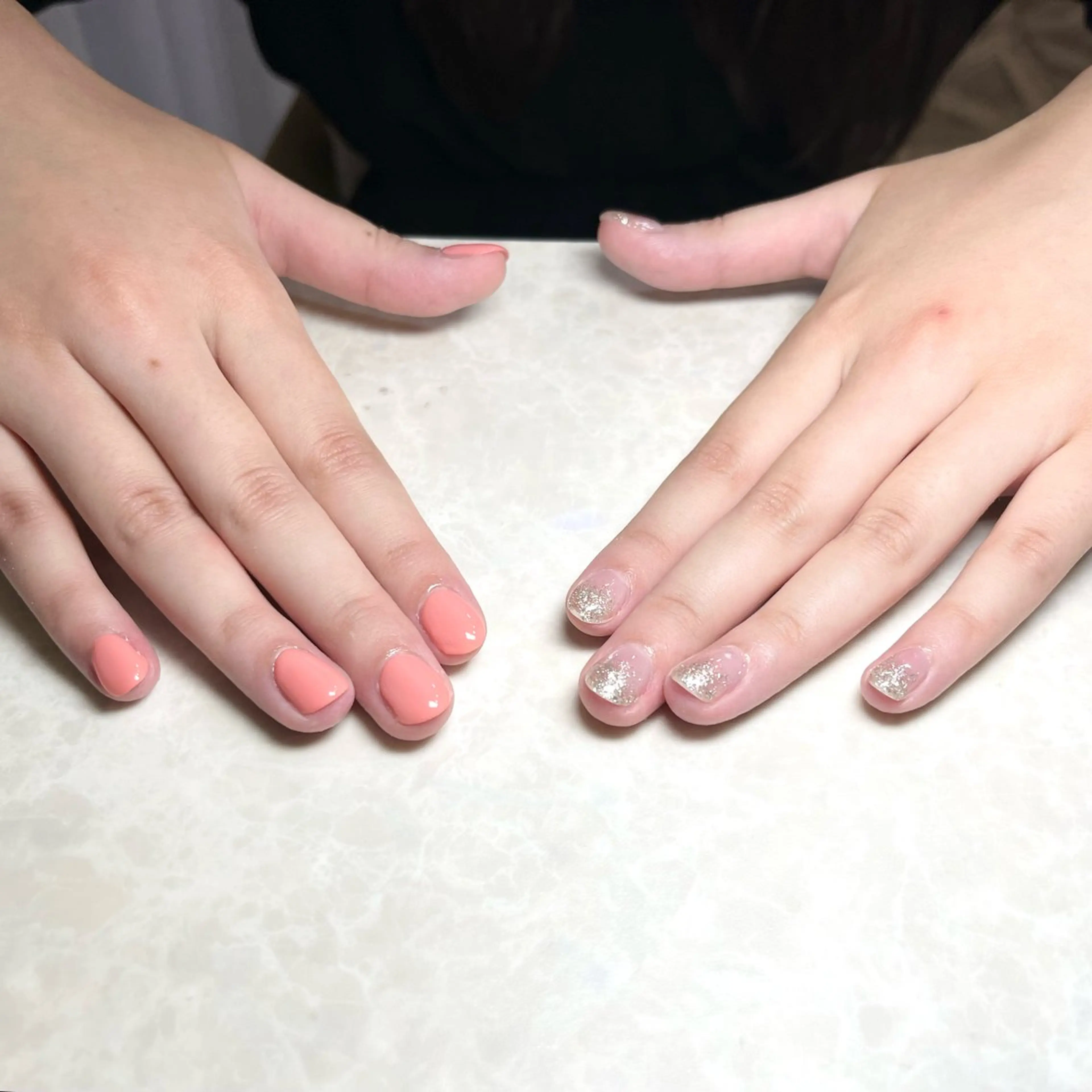 ネイル ラメ(グリッター) ラメグラデーション ワンカラーネイル 🌻Sunrich Fuka🌻のネイルデザイン