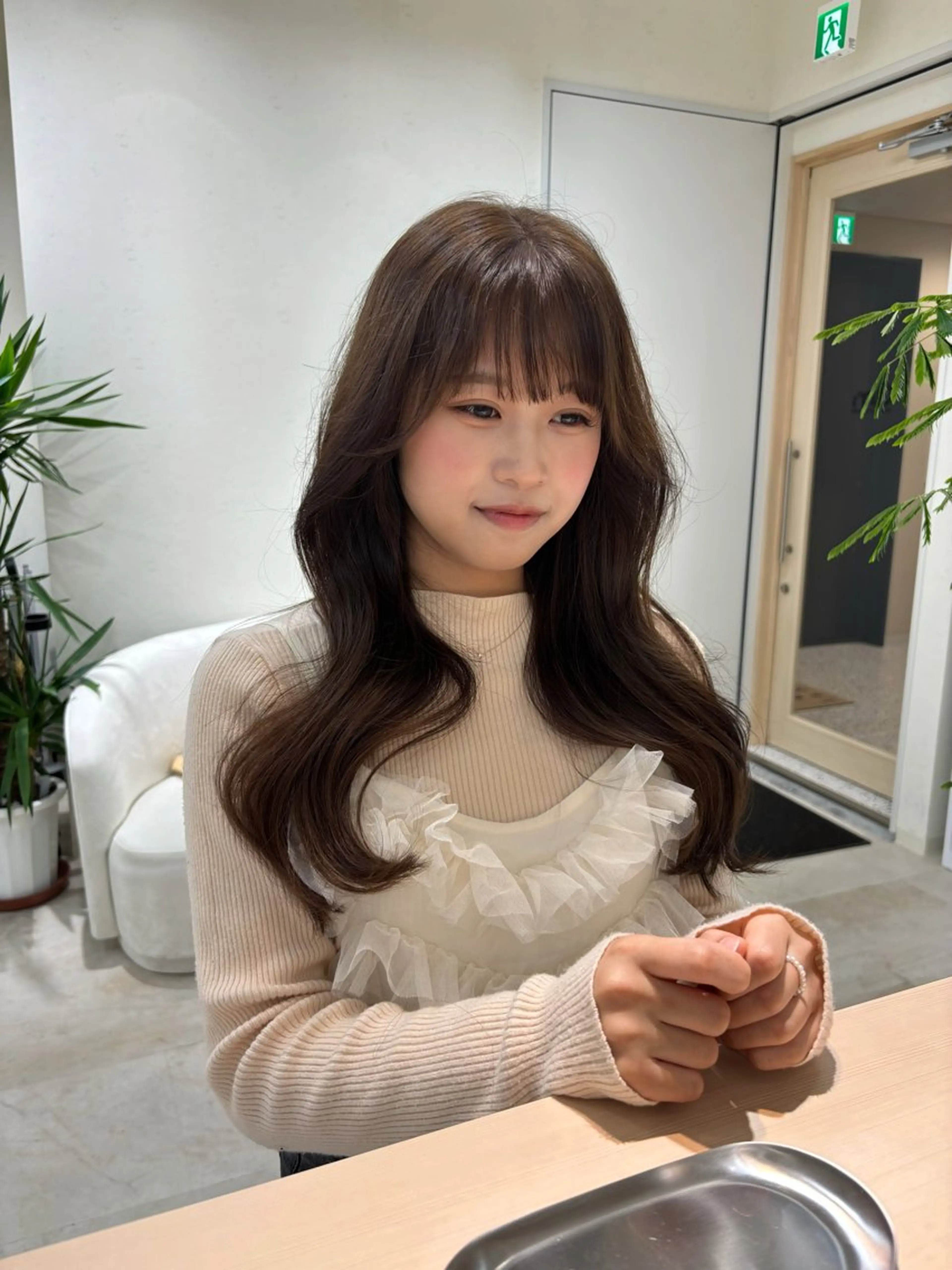 ロング カラー 森山 真衣香のヘアスタイル