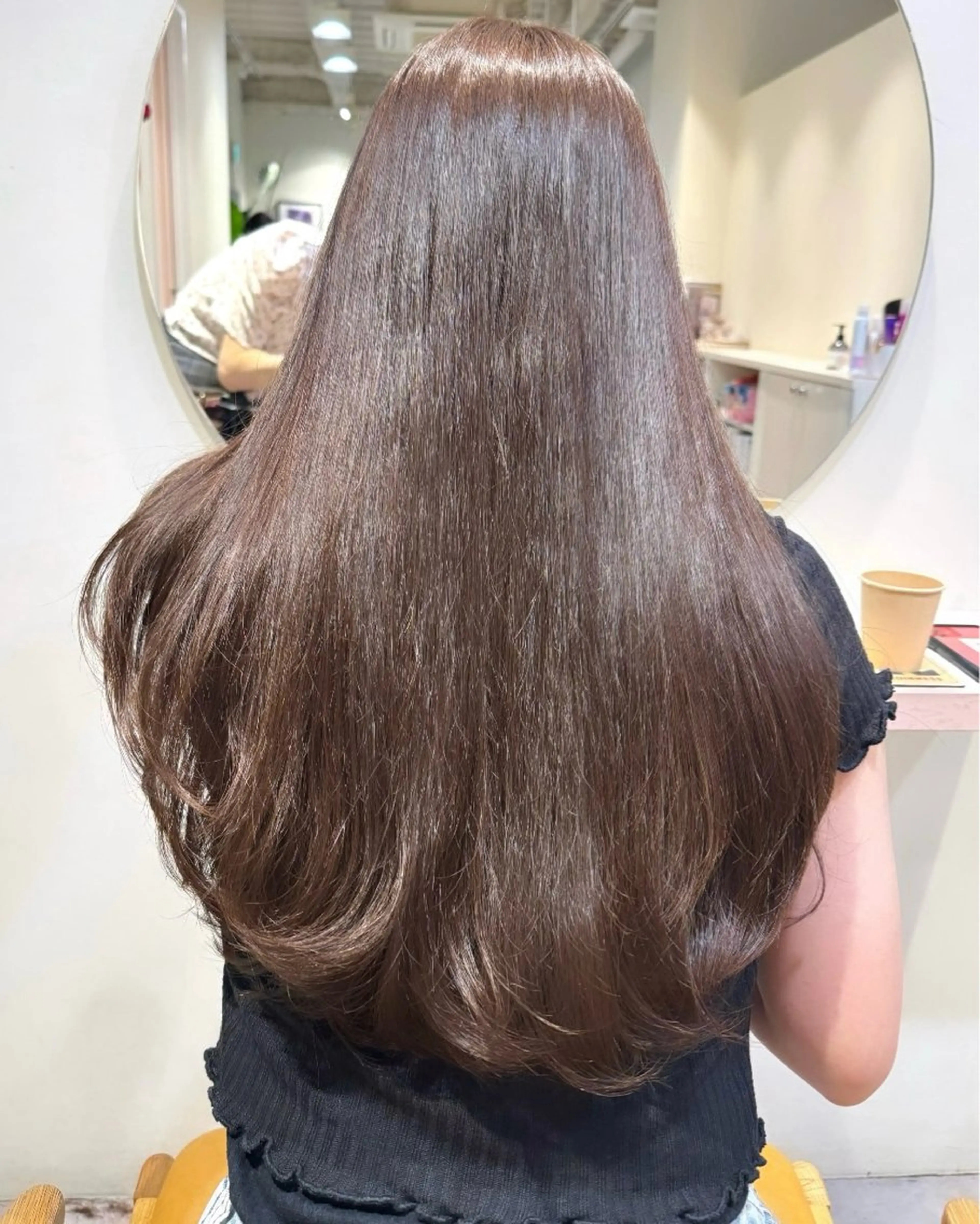 ロング カラー roka所属・ayaka♡ 柔らかカラーのヘアスタイル