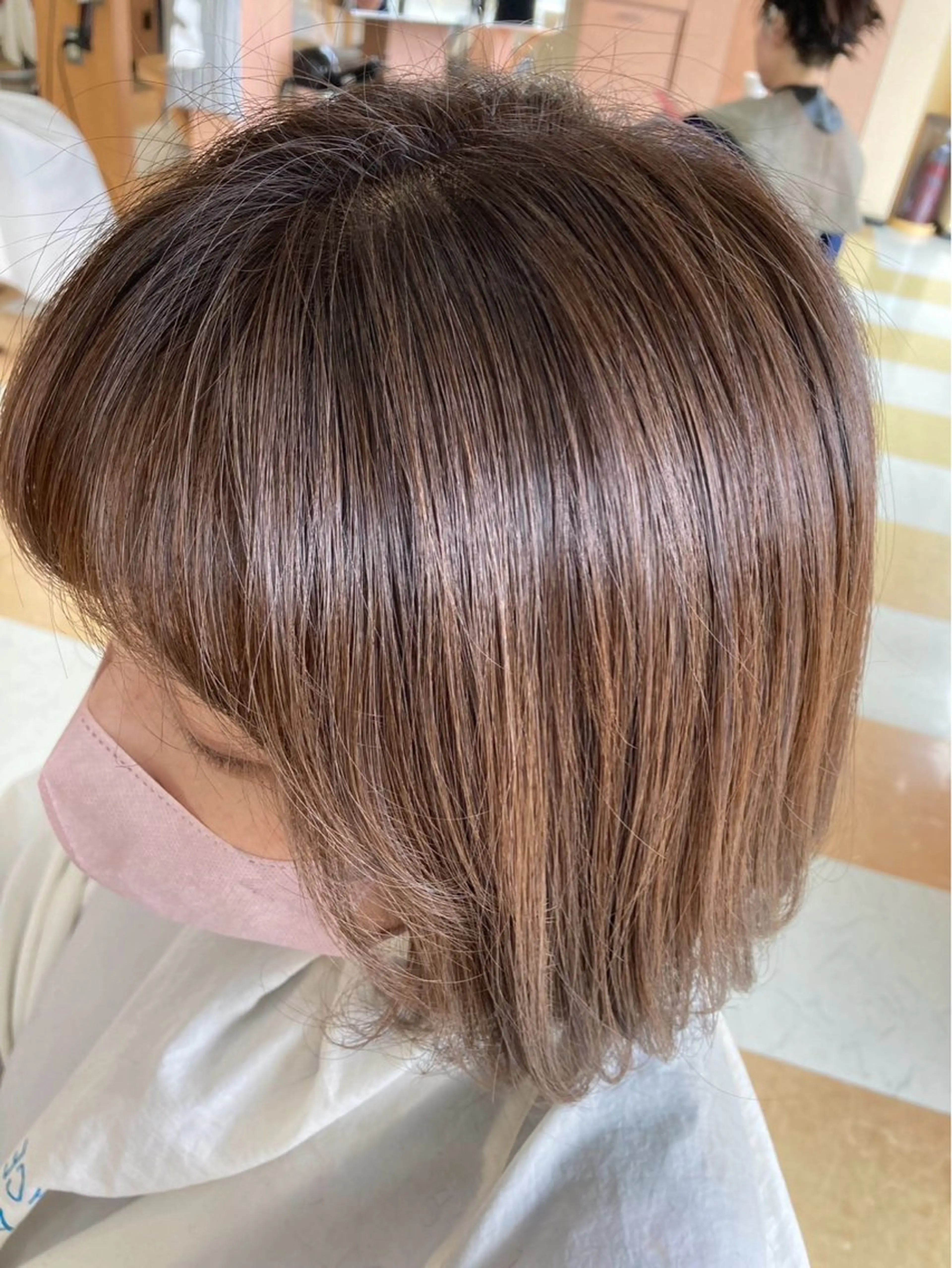 カラー 森瀬 紗都のヘアスタイル