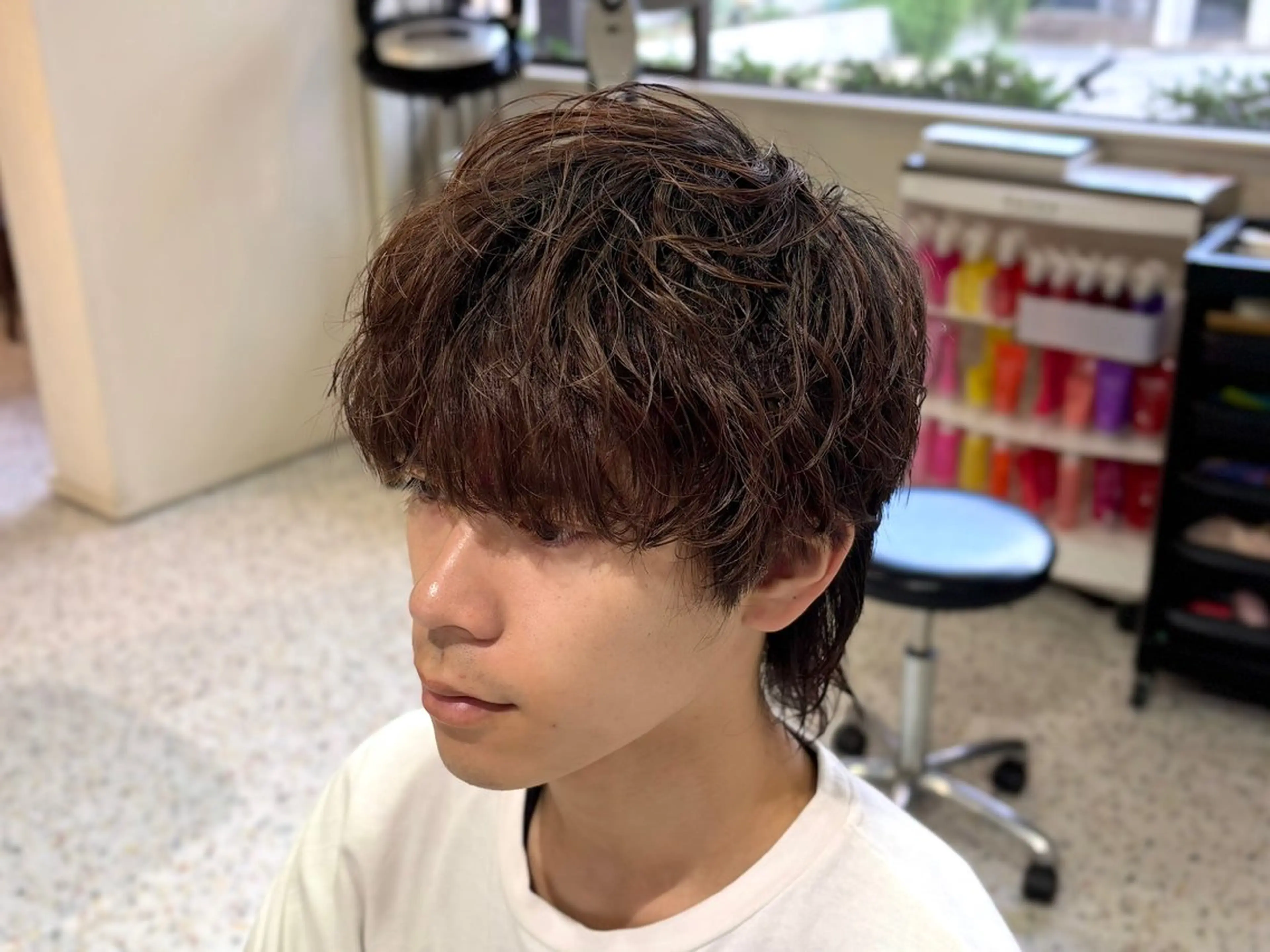 メンズ マッシュ カット 男の理想を叶える🔥 メンズパーマ特化｜関のヘアスタイル