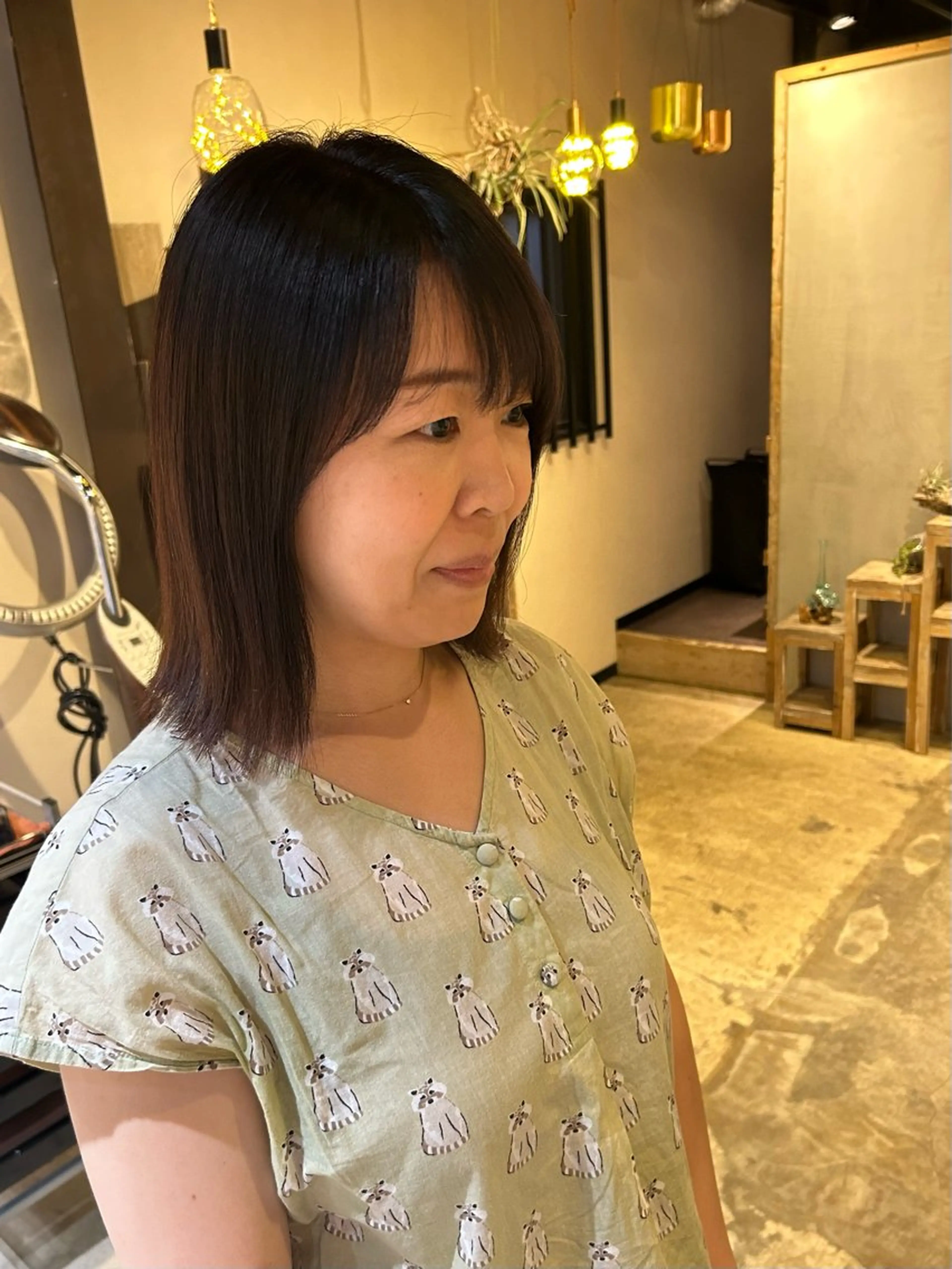 ショート カラー 外ハネヘア LoE【ロエ】所属・北原 紗希のヘアスタイル