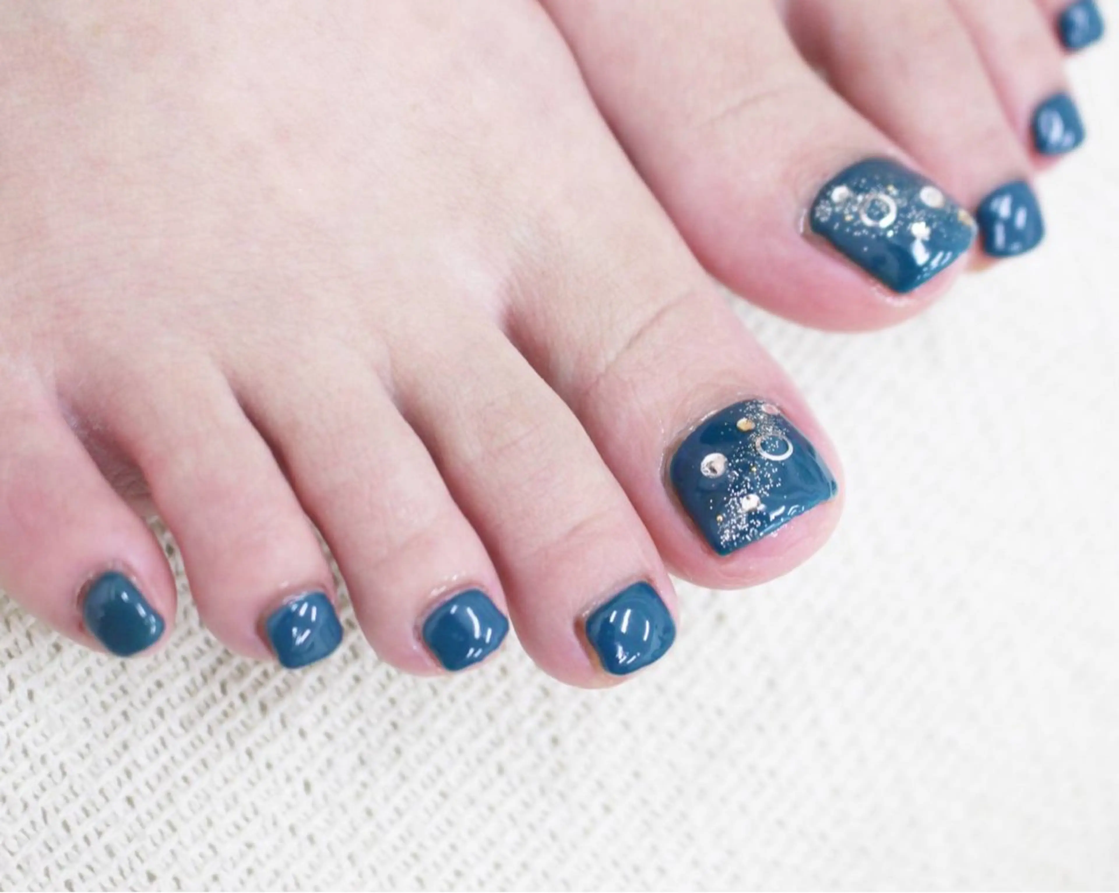 【オフ込】フット◆ジェルシンプルコース(アート2本付)の写真