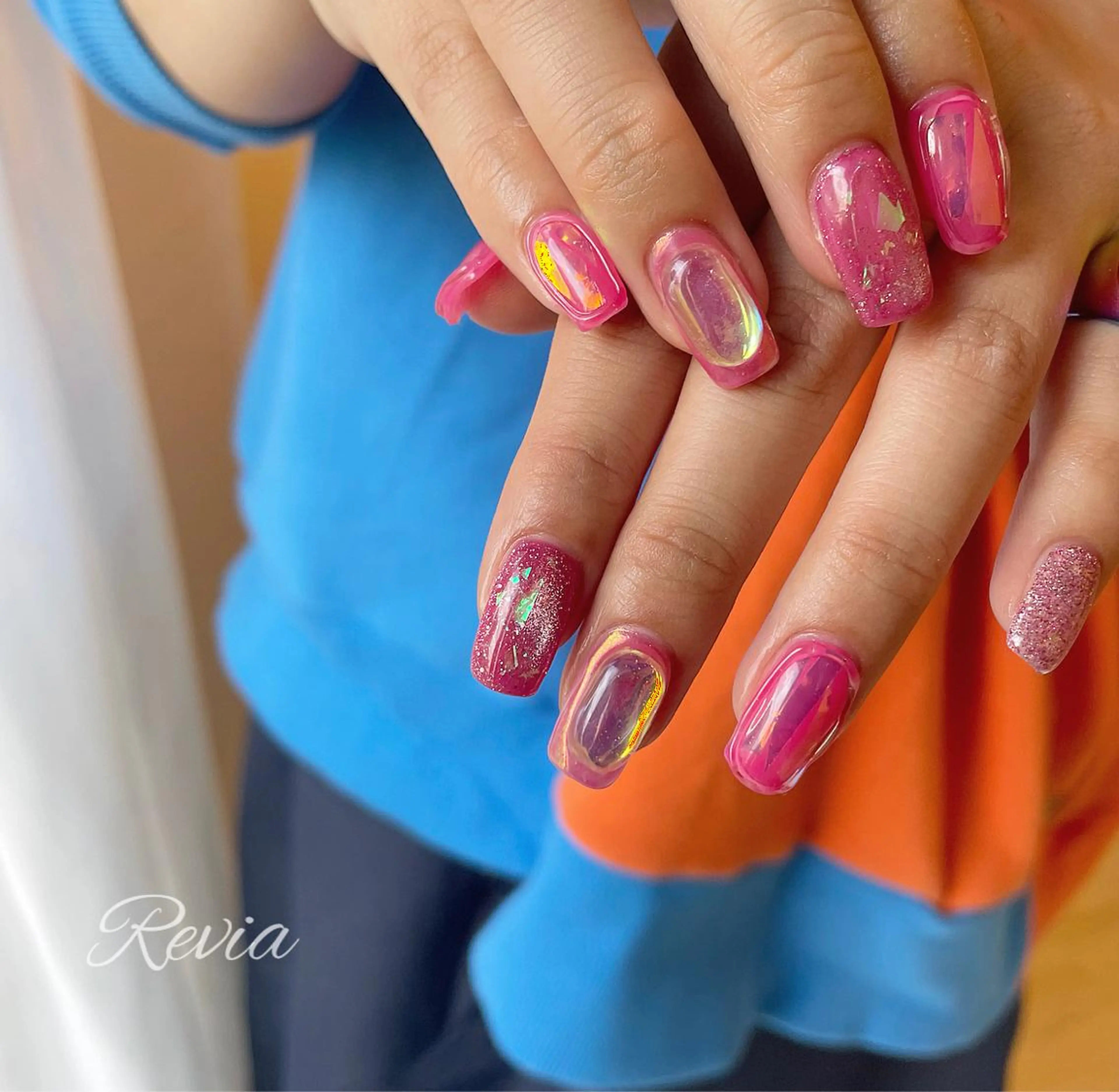 ネイル ハンドネイル revia所属・ERI Nailistのネイルデザイン