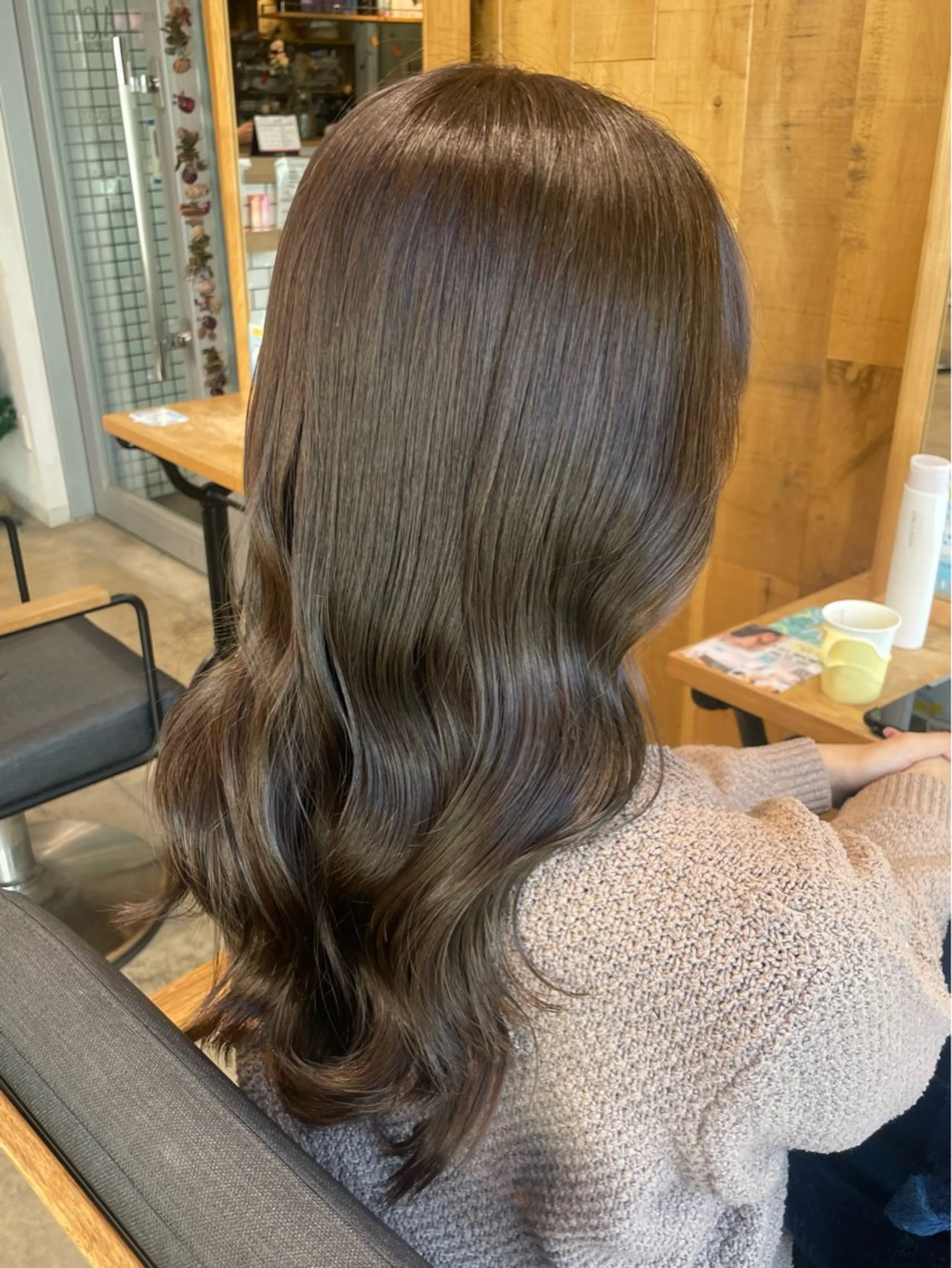 ロング ヘアカラー 暖色カラー🌺／ 髪質改善🌿／ゆうかのヘアスタイル