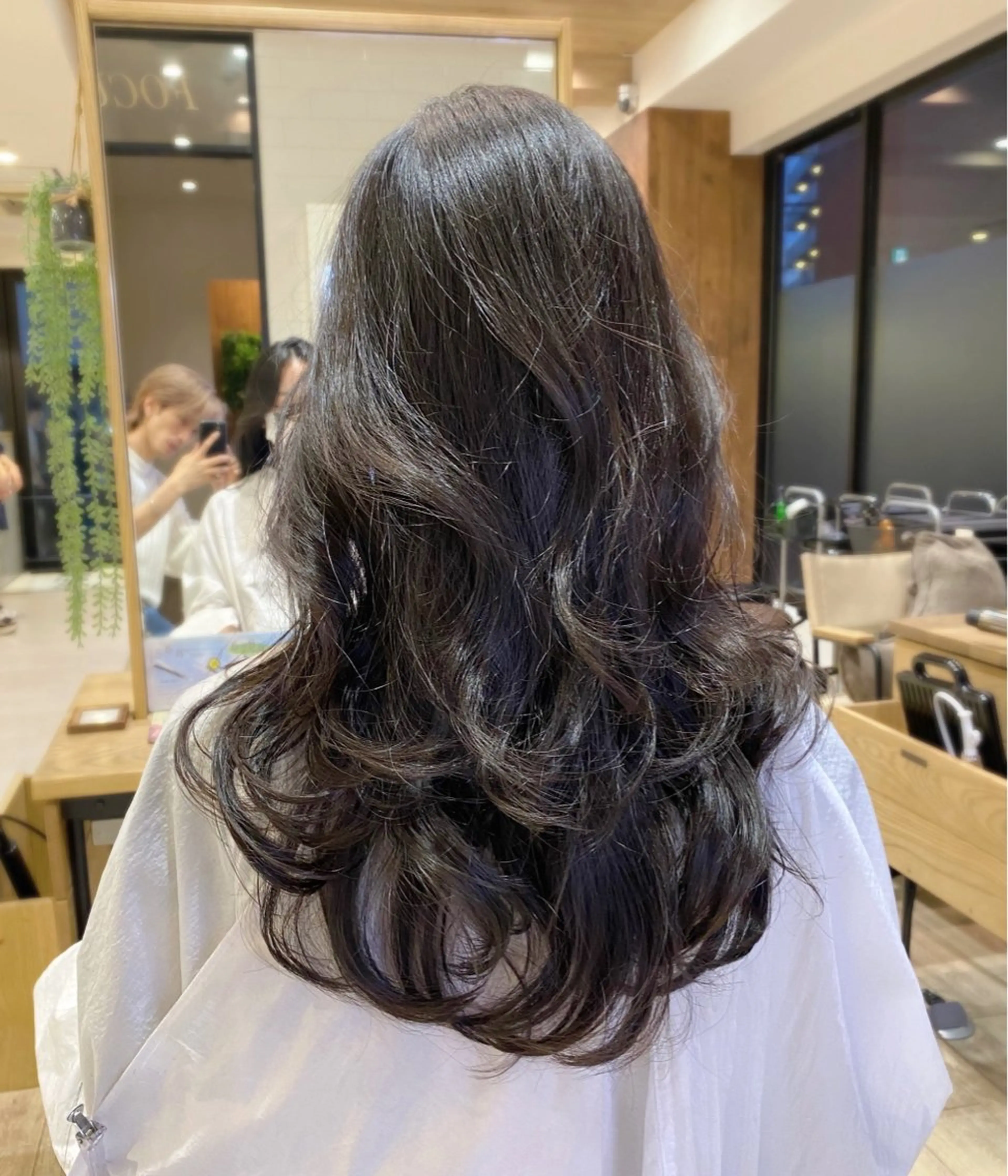 ロング ロングレイヤー 韓国風ヘア レイヤーカット ロング カット 韓国トレンドヘア しゅーやのヘアスタイル