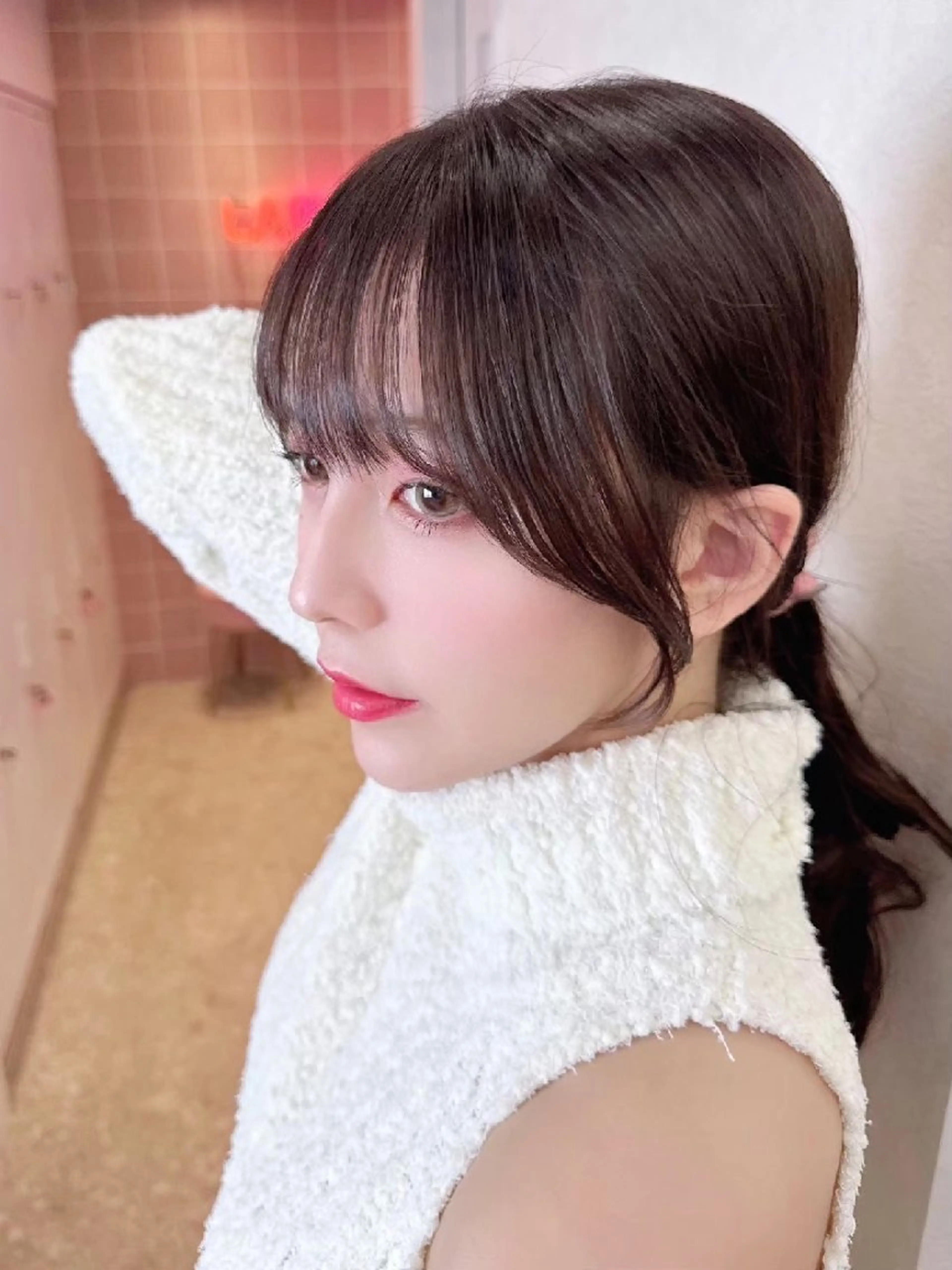 ロング カット ヘアカラー トリートメント 新宿/韓国レイヤー/ 髪質改善/ 佐藤のヘアスタイル