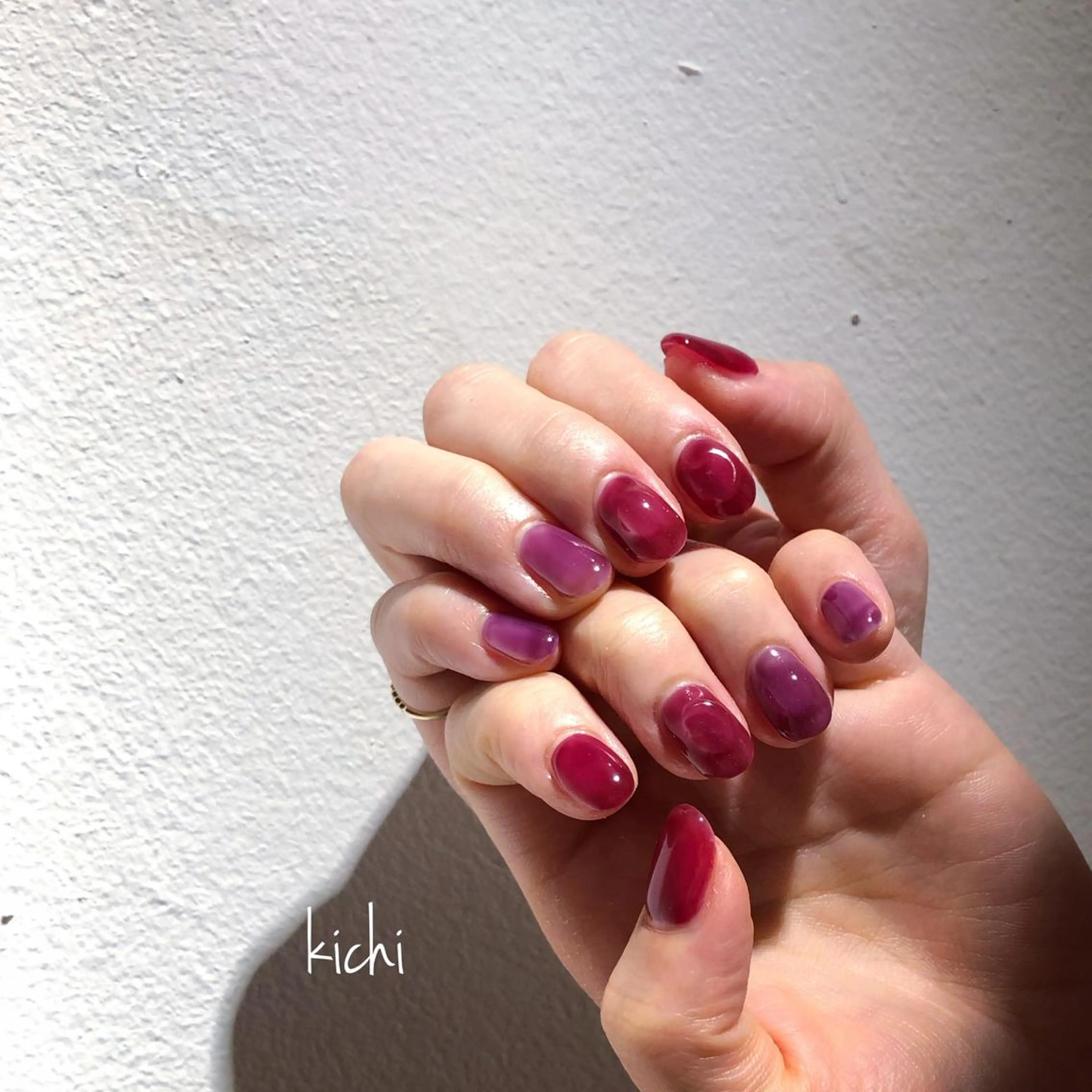 ネイル ハンドネイル フットネイル kichi･:* みじゅのネイルデザイン