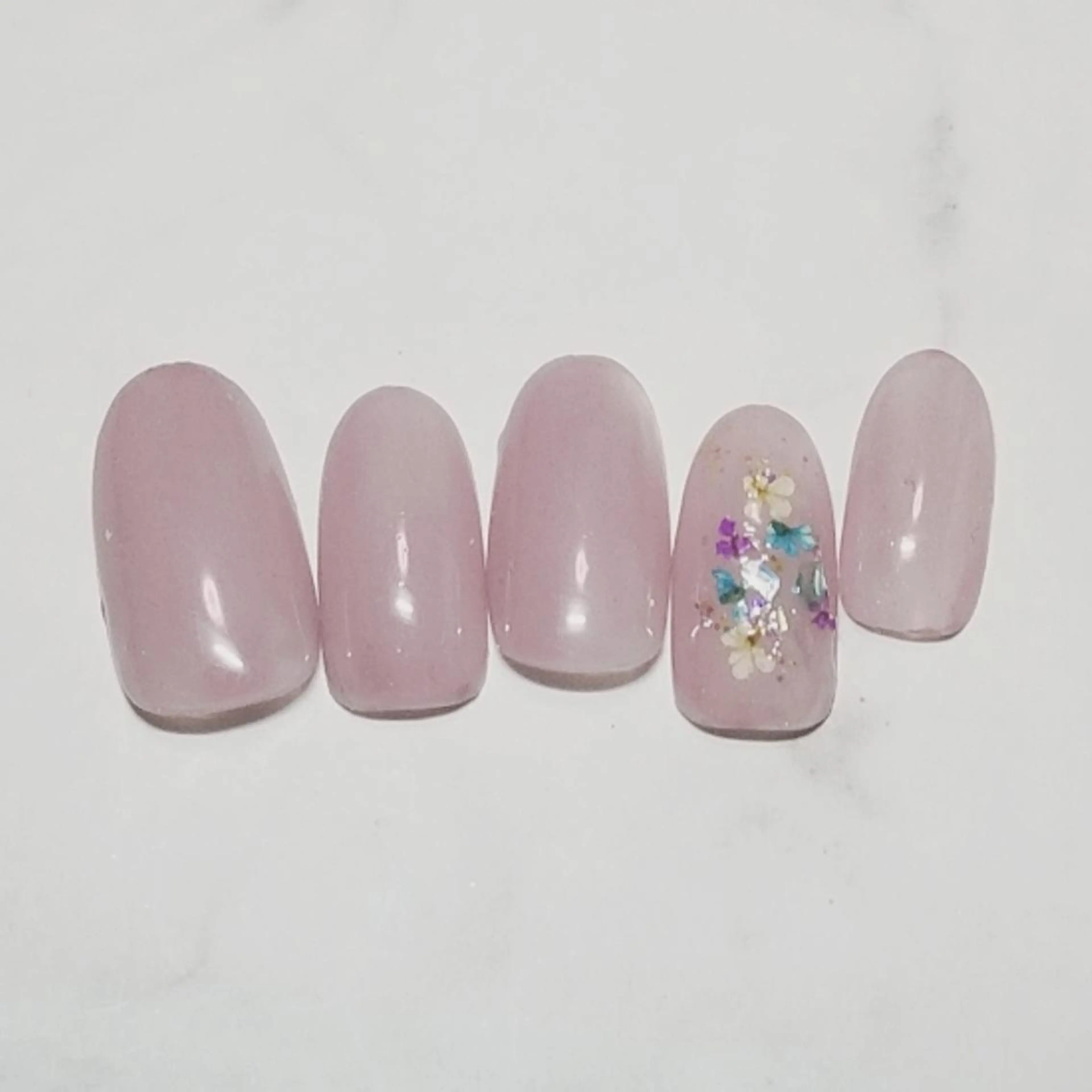 ネイル フラワーネイル シンプルネイル 博多ネイル ｍｉｍｉのネイルデザイン