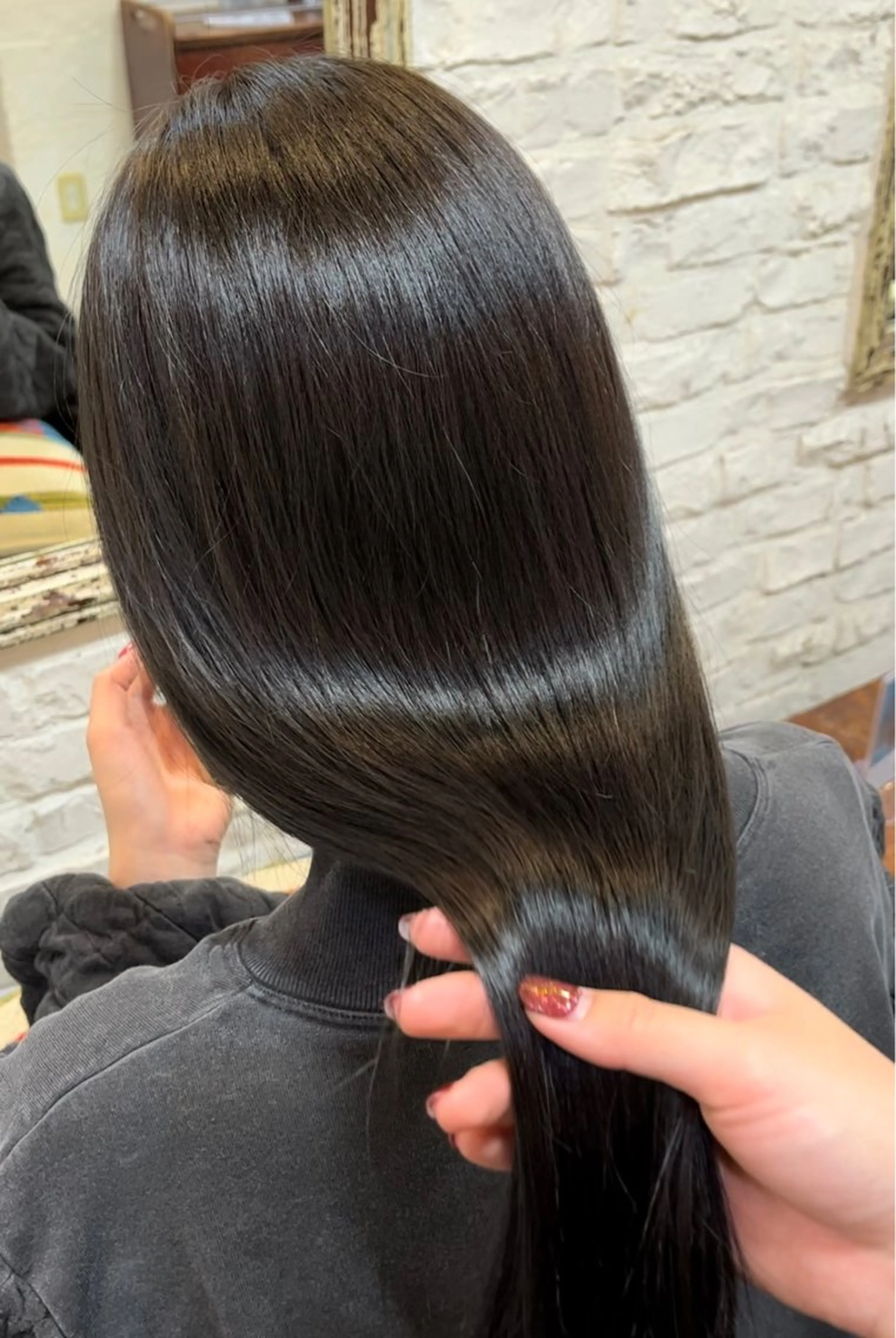 《🫧one color🫧》ぷるんとうる艶カラー🫧透明感カラー🌱の写真