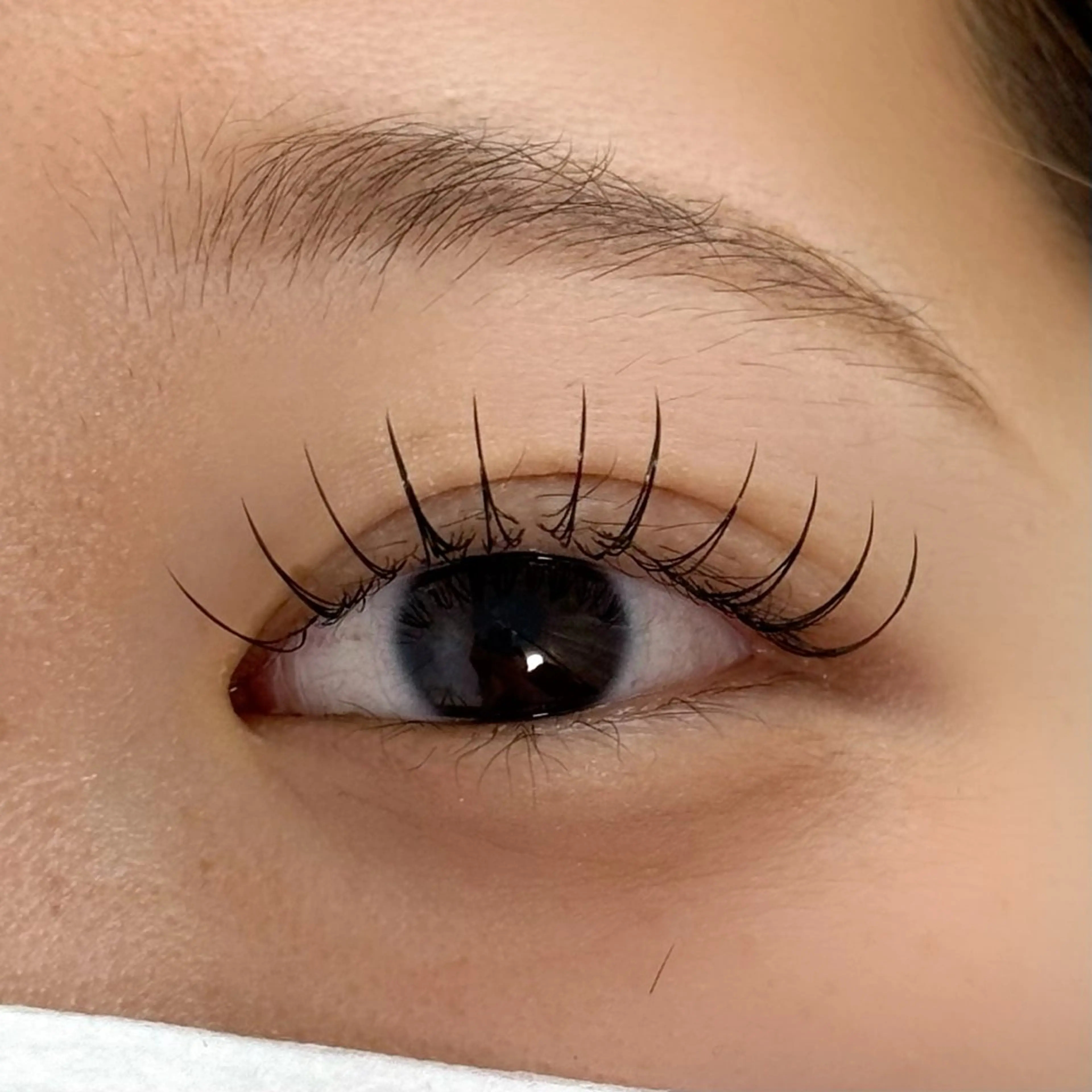 ✨&healthy✨エクステ100本装着後にパーマをかける技法の写真