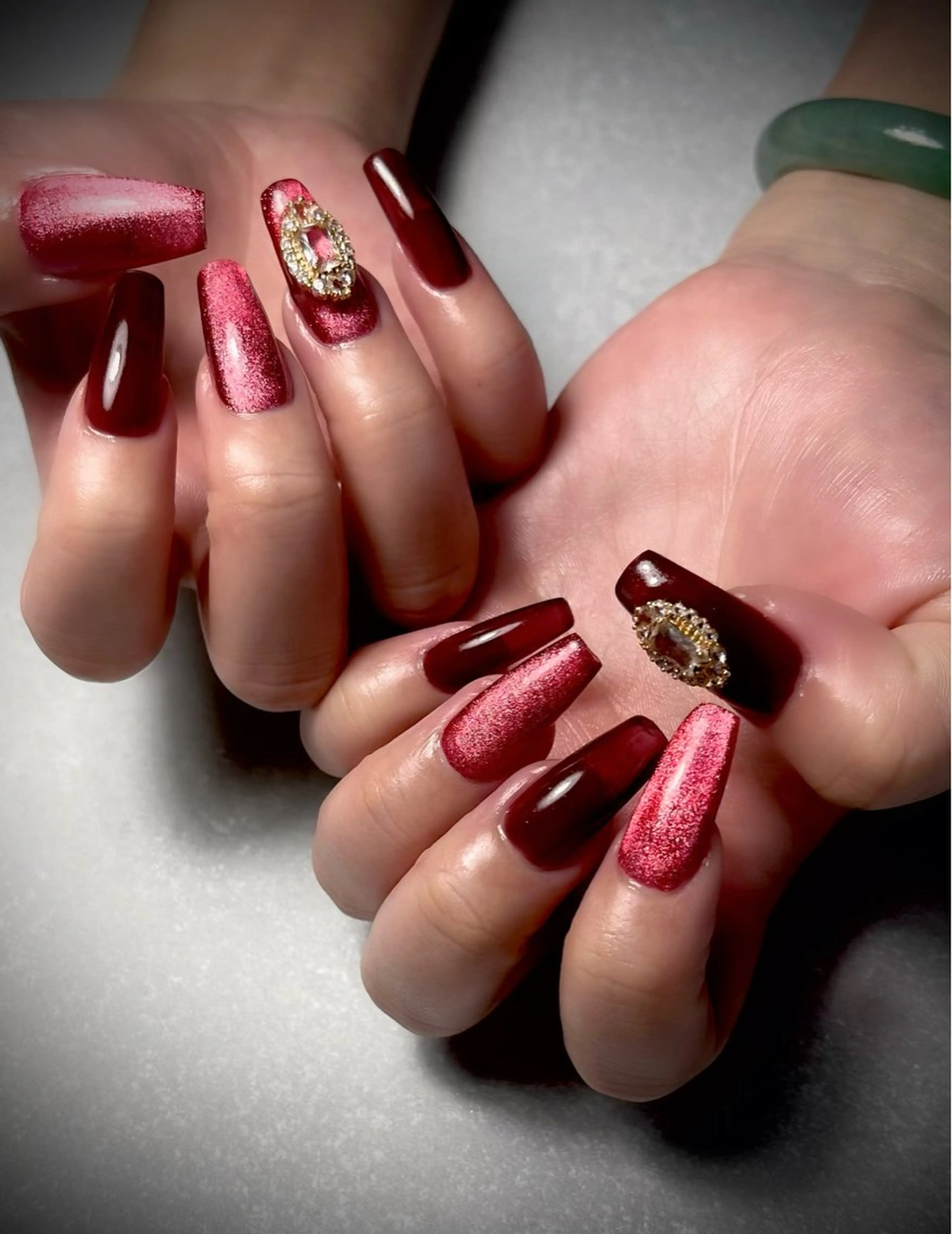 ネイル 長さ出し スカルプネイル nine.🦋 YUKOのネイルデザイン