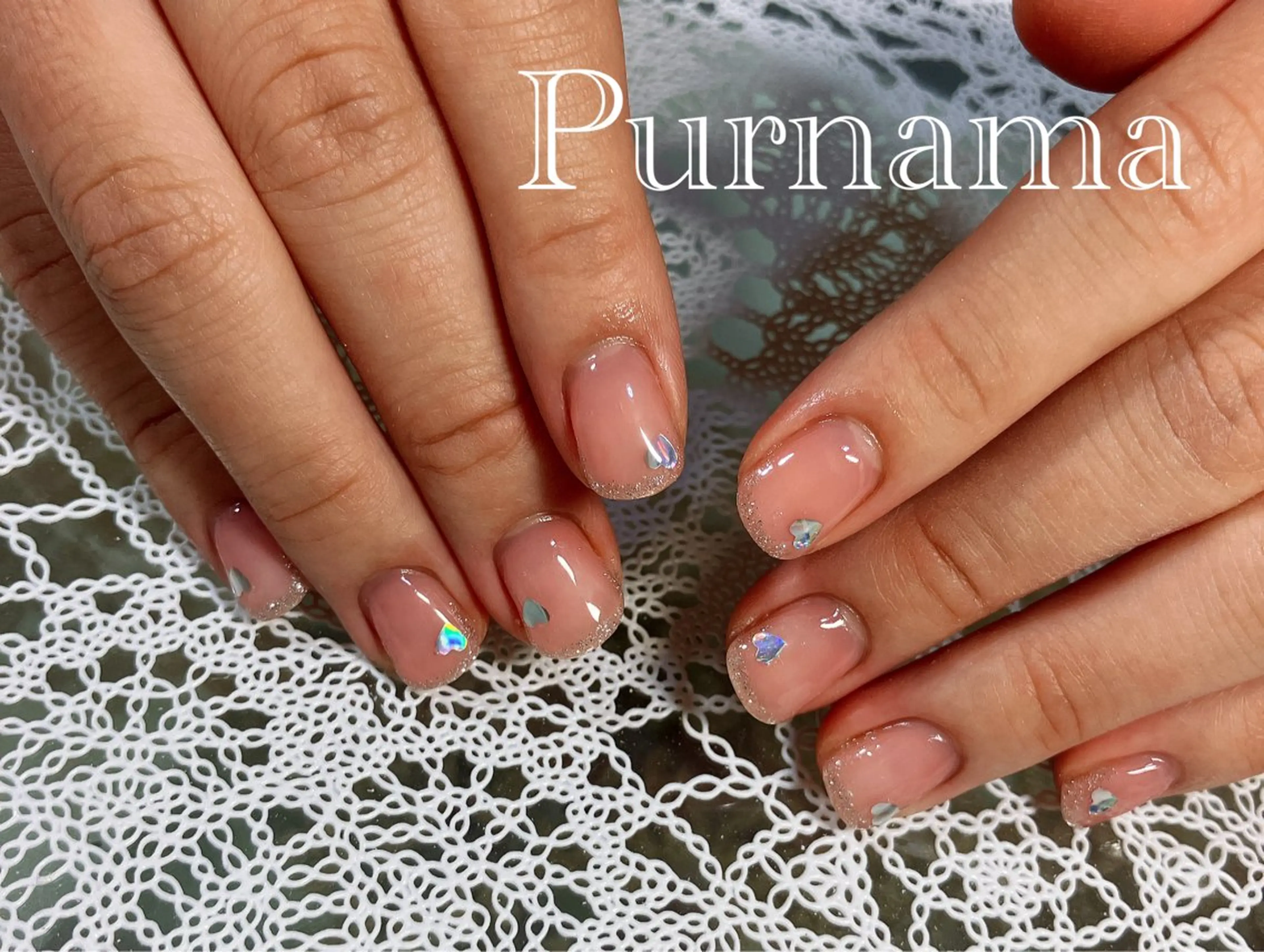 ネイル ハンドネイル Purnama(ﾌﾟﾙﾅﾓ)所属・Purnama あきのネイルデザイン