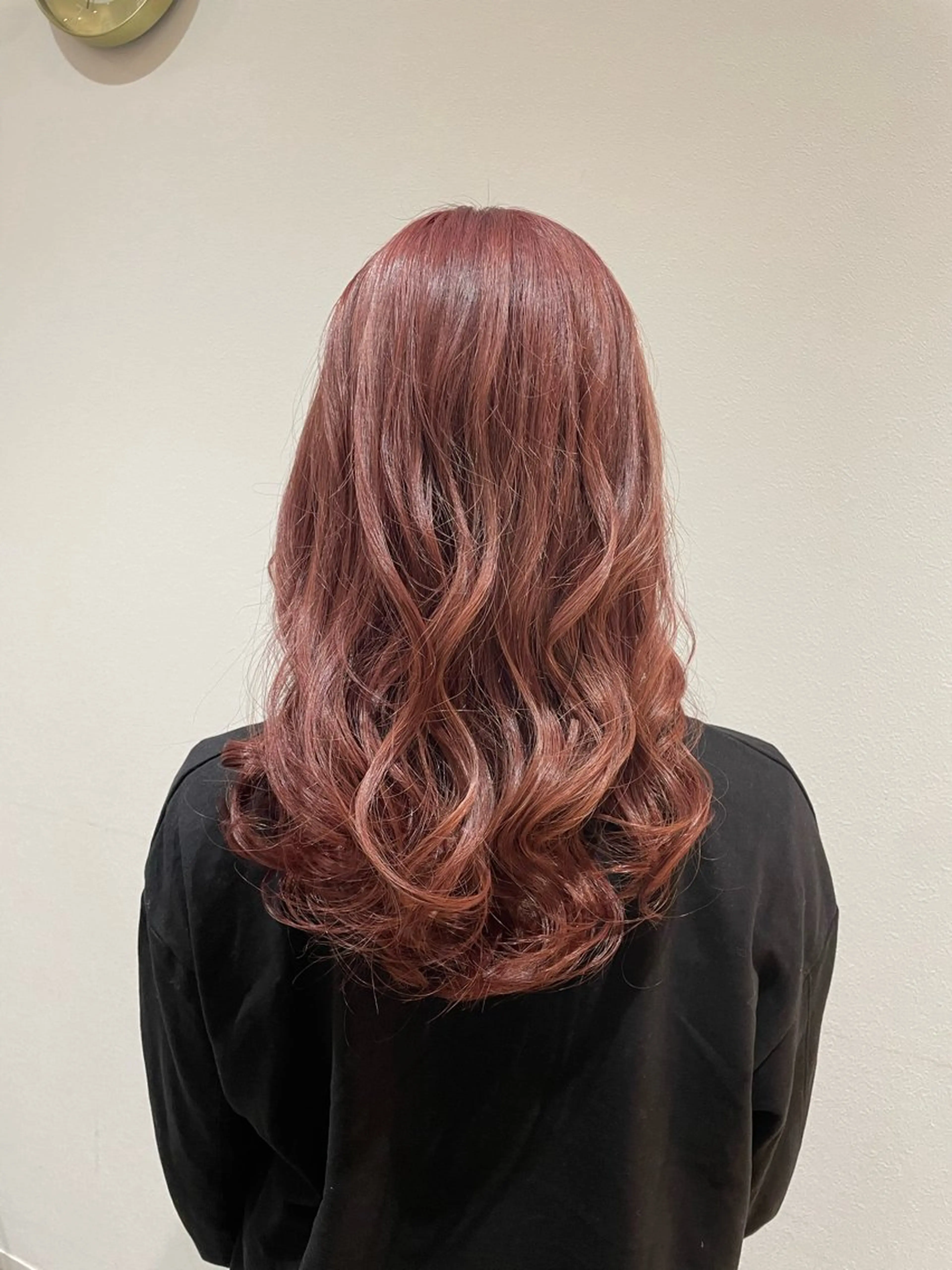 セミロング カラー ヘアカラー 透明感カラー🦋艶髪 イヴカ💙のヘアスタイル