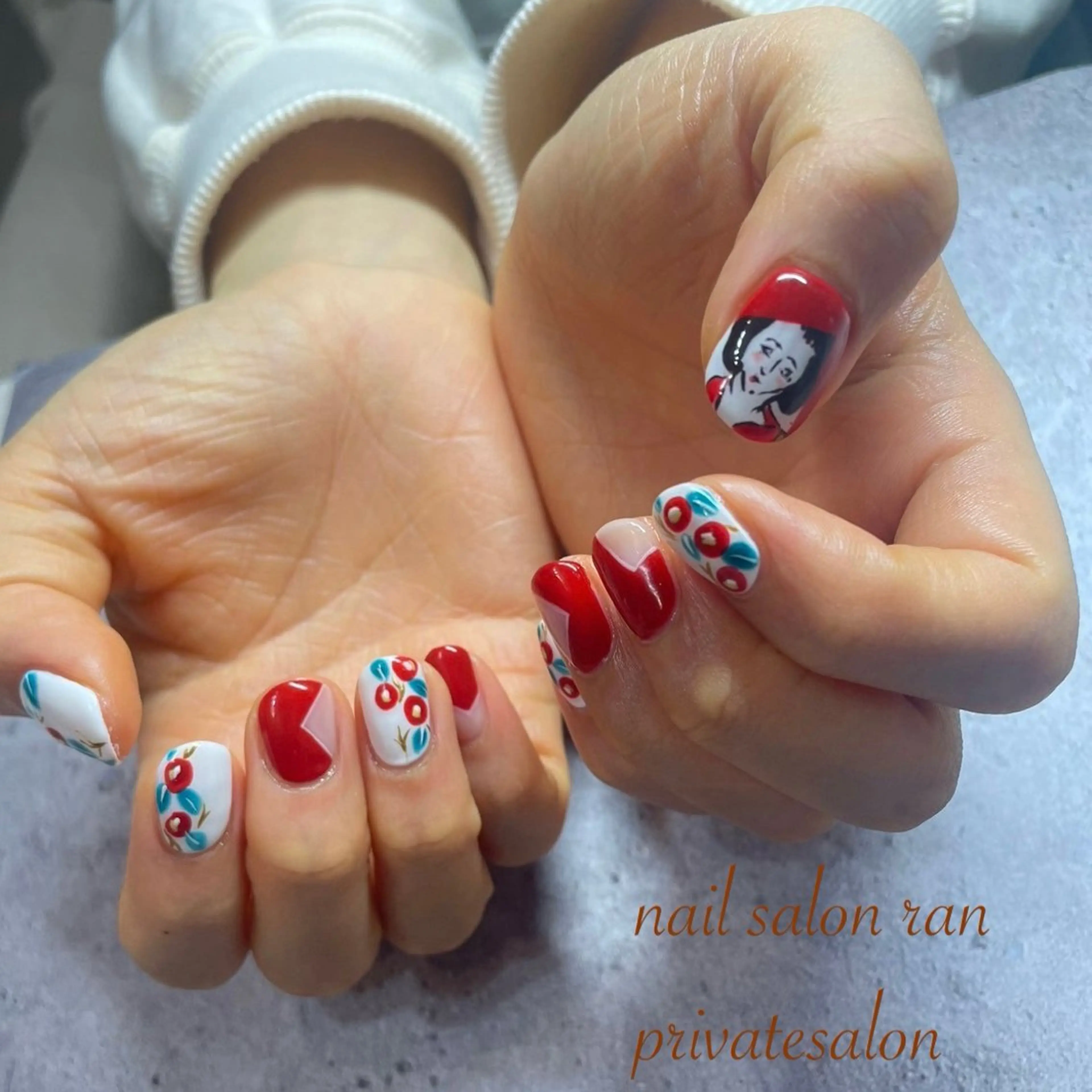 ネイル ハンドネイル ハンドケア nailsalon ranのネイルデザイン