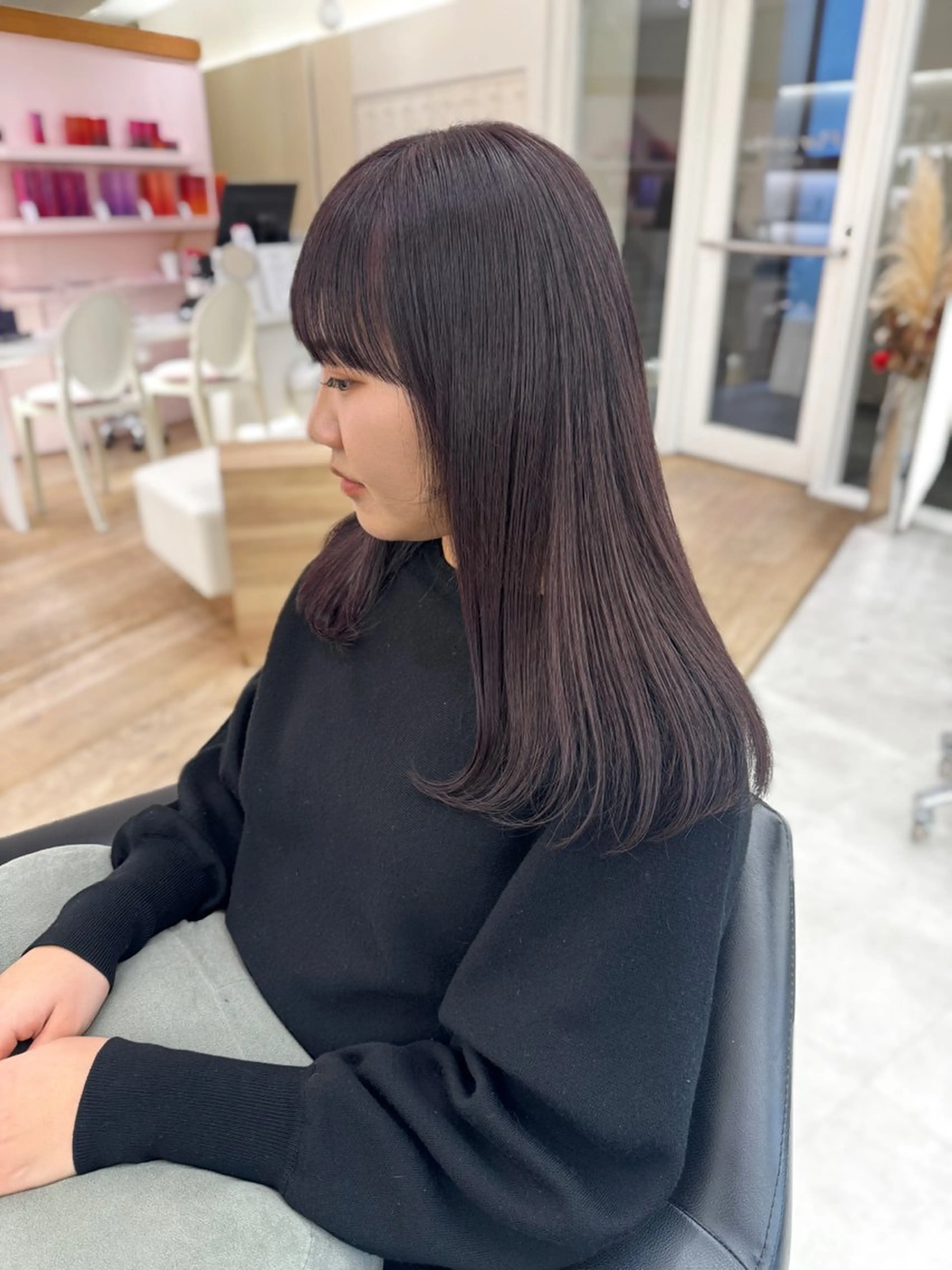 ロング カラー カット ヘアカラー ♡ParveMix NANO♡のヘアスタイル
