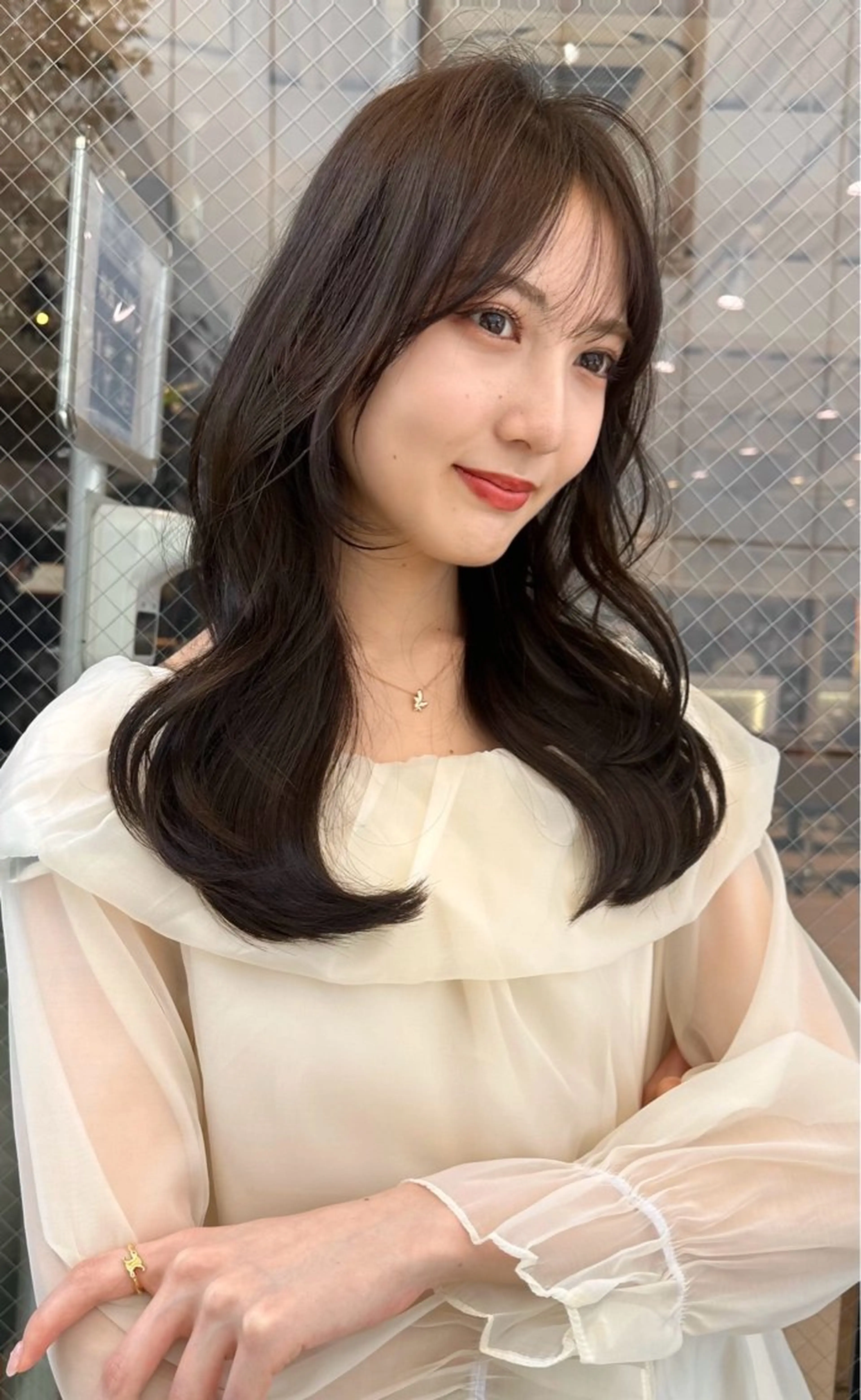 ロング 高橋 佳愛のヘアスタイル