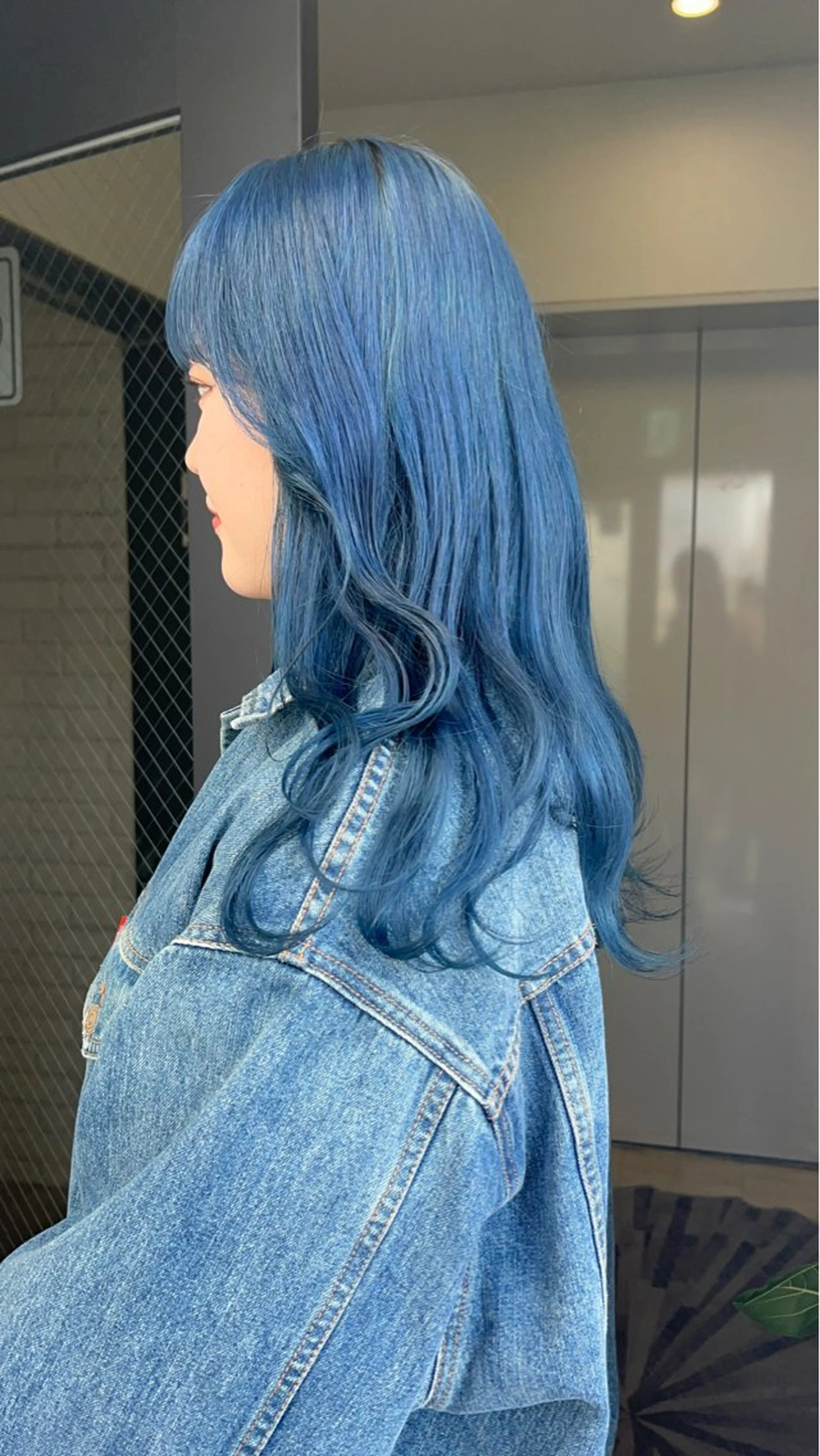 ロング カラー ブルーカラー ヘアカラー ALBUM 渋谷所属・レイヤーカット/ /渋谷のヘアスタイル