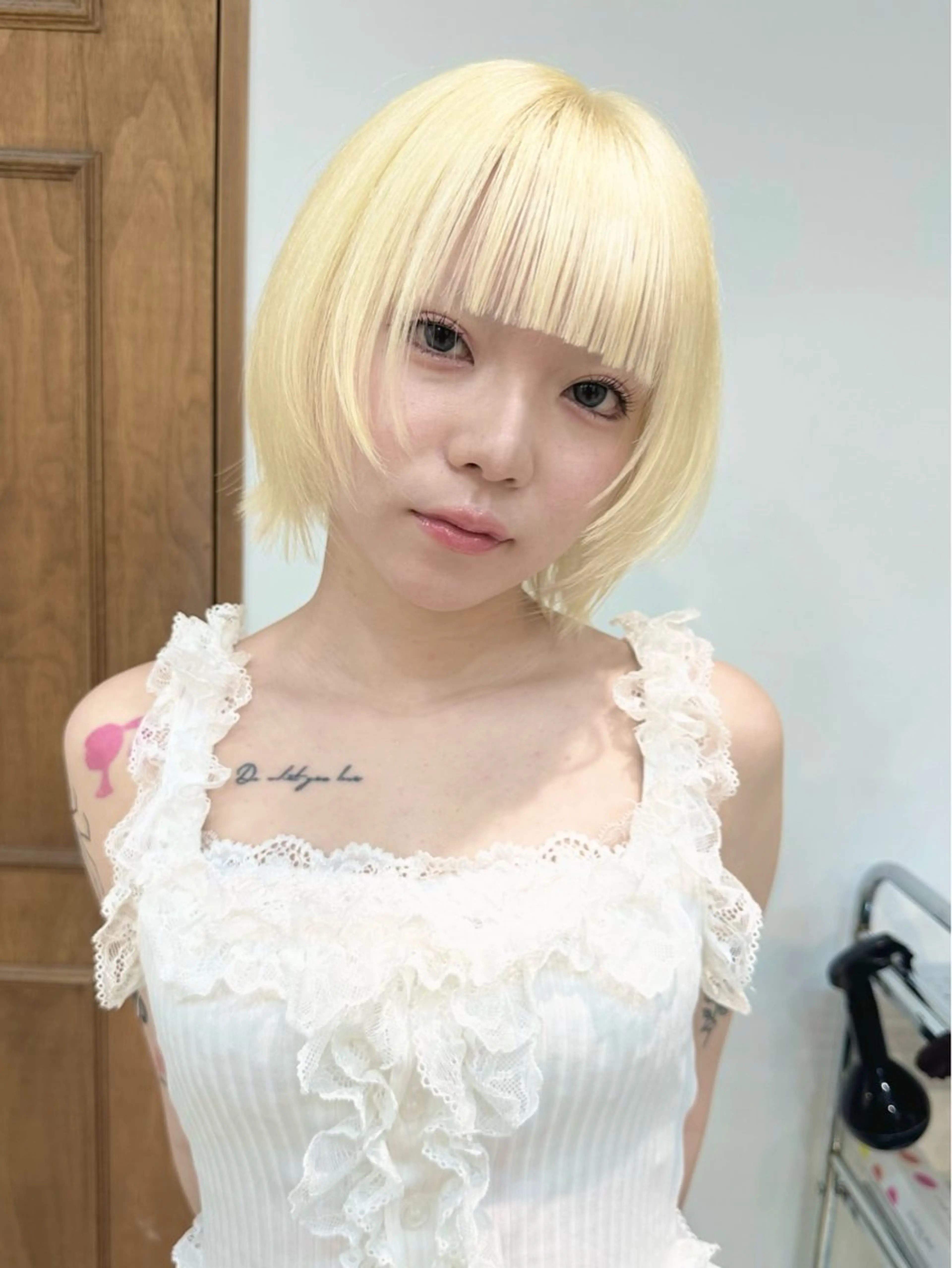 ショート カラー ヘアカラー トリートメント kai .のヘアスタイル