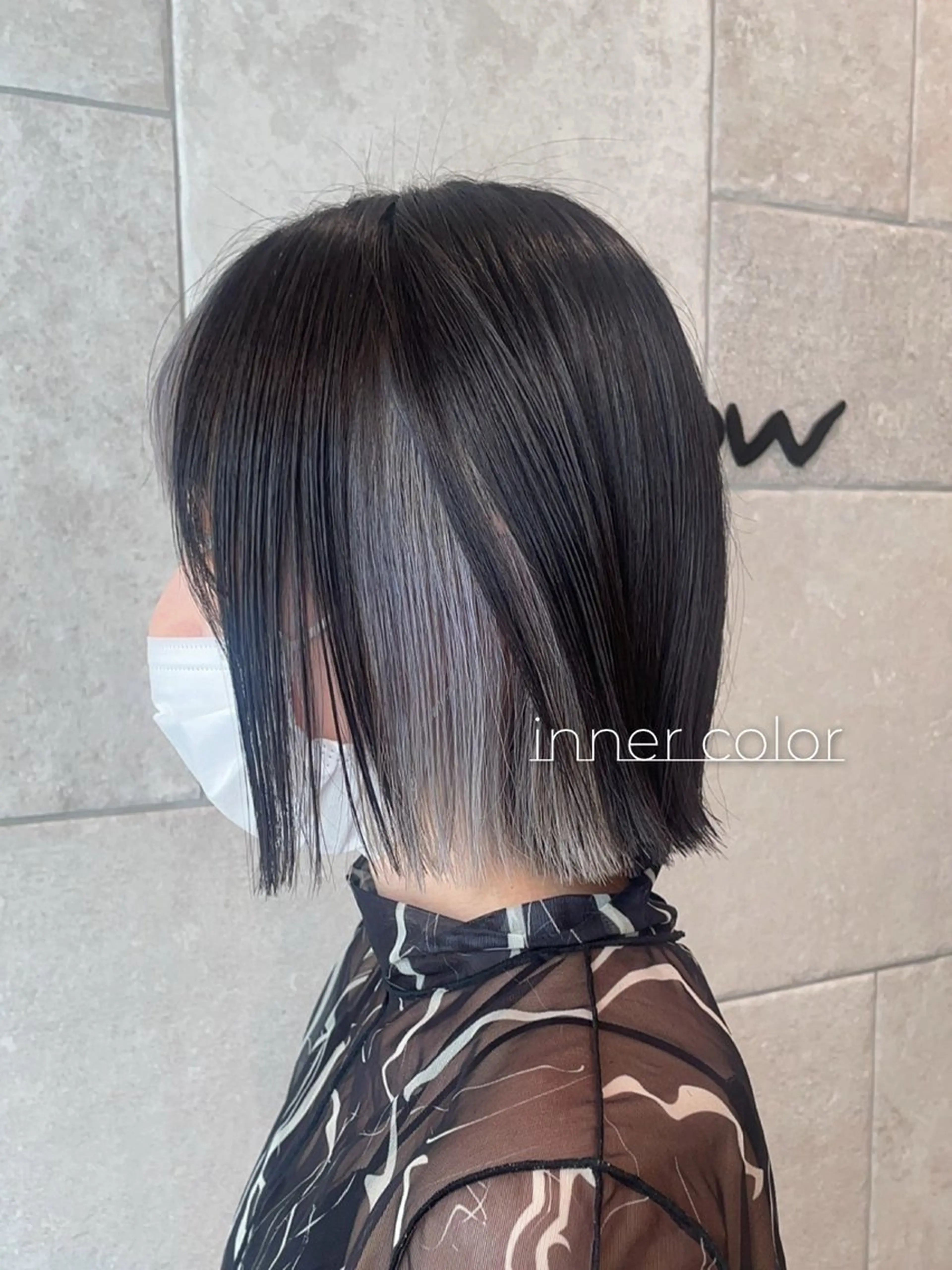 ミディアム カット ヘアカラー ハイトーン/カラー /ウルフ/RENAのヘアスタイル