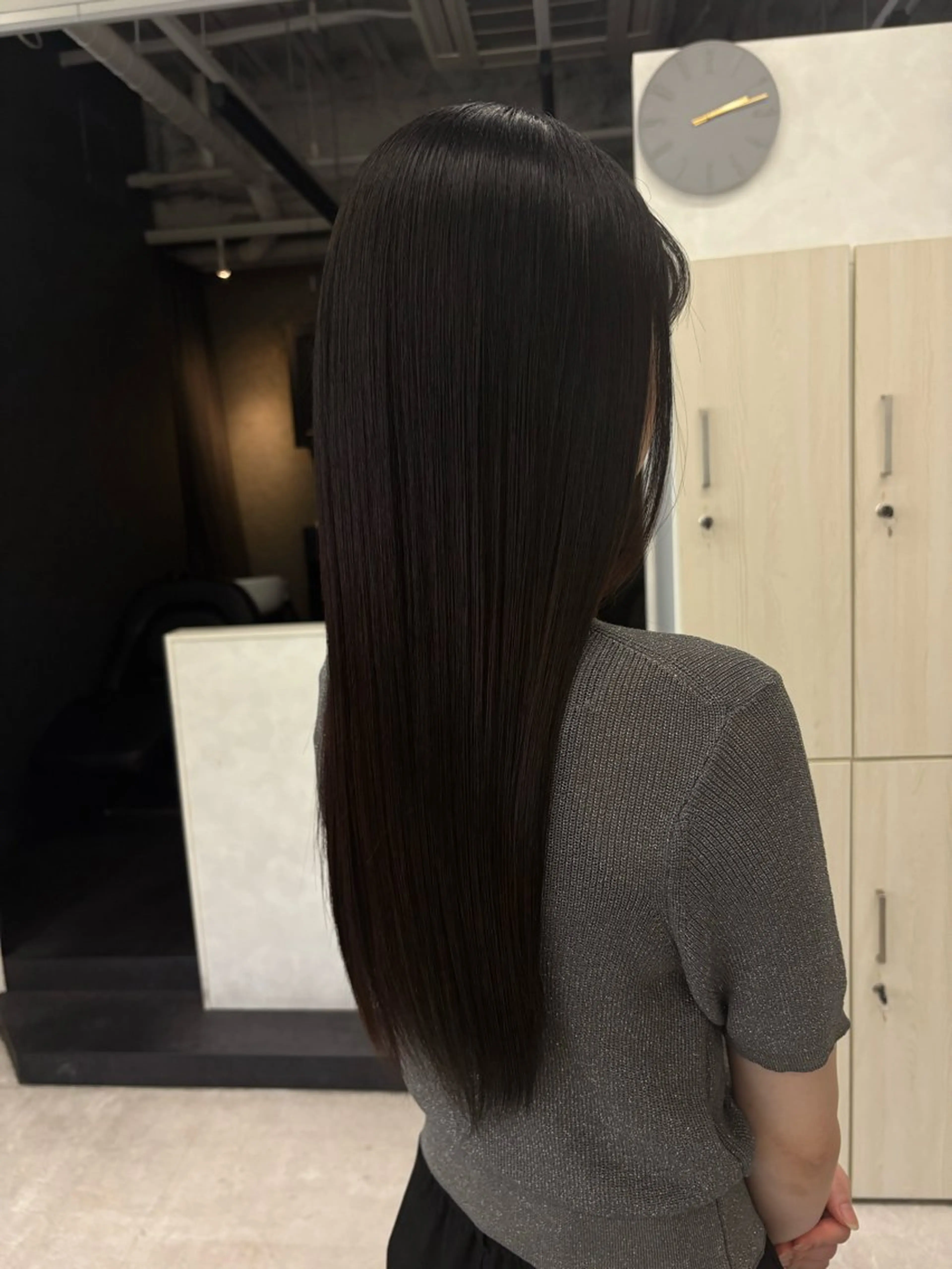 【学生さんにおすすめ💙】暗髪color➕ Aujua4stepトリートメント➕マッサージ付きの写真