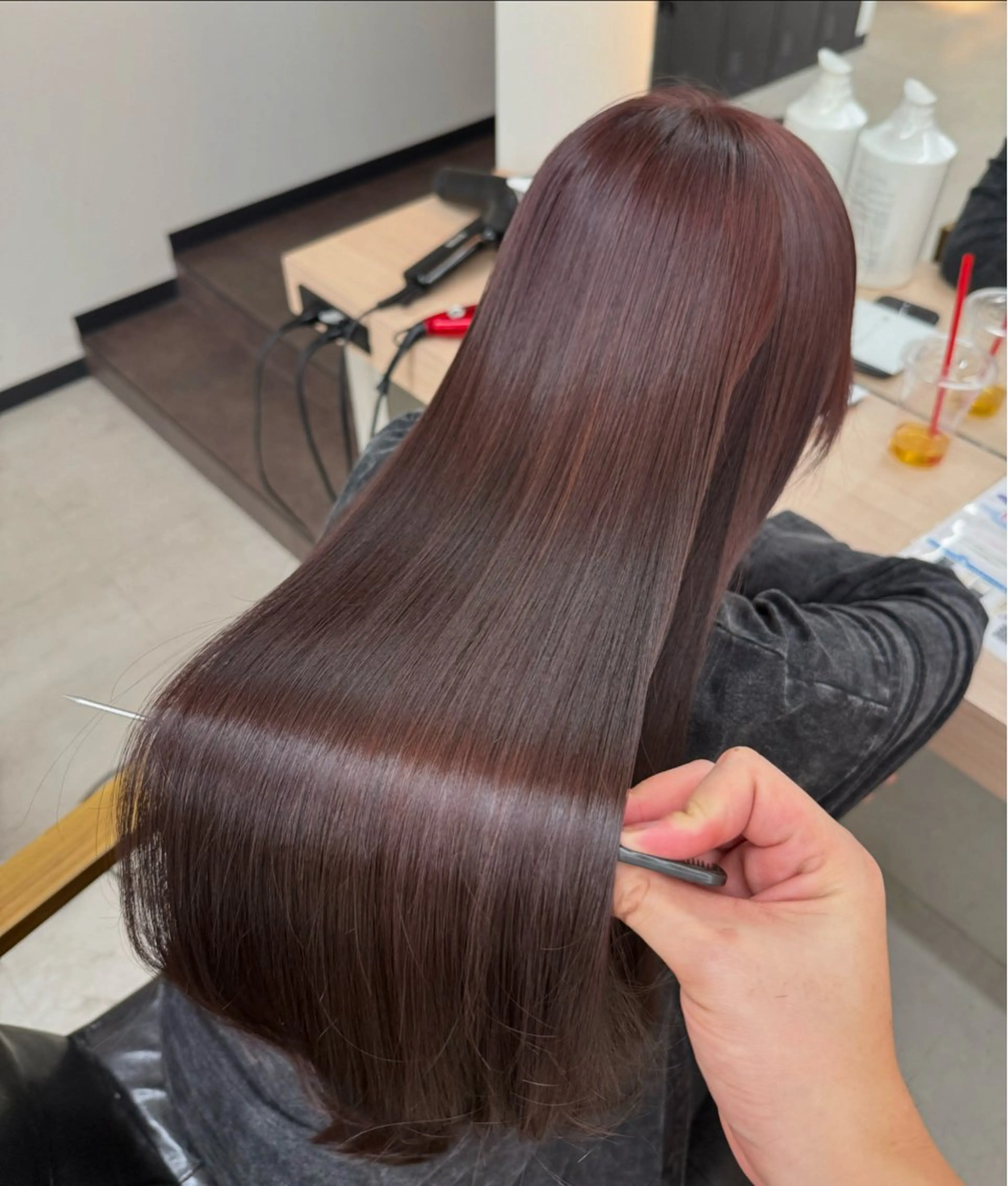 ロング カラー カット ヘアカラー トリートメント 𝐑𝐲𝐮𝐤𝐢 【店長】ALEAPのヘアスタイル