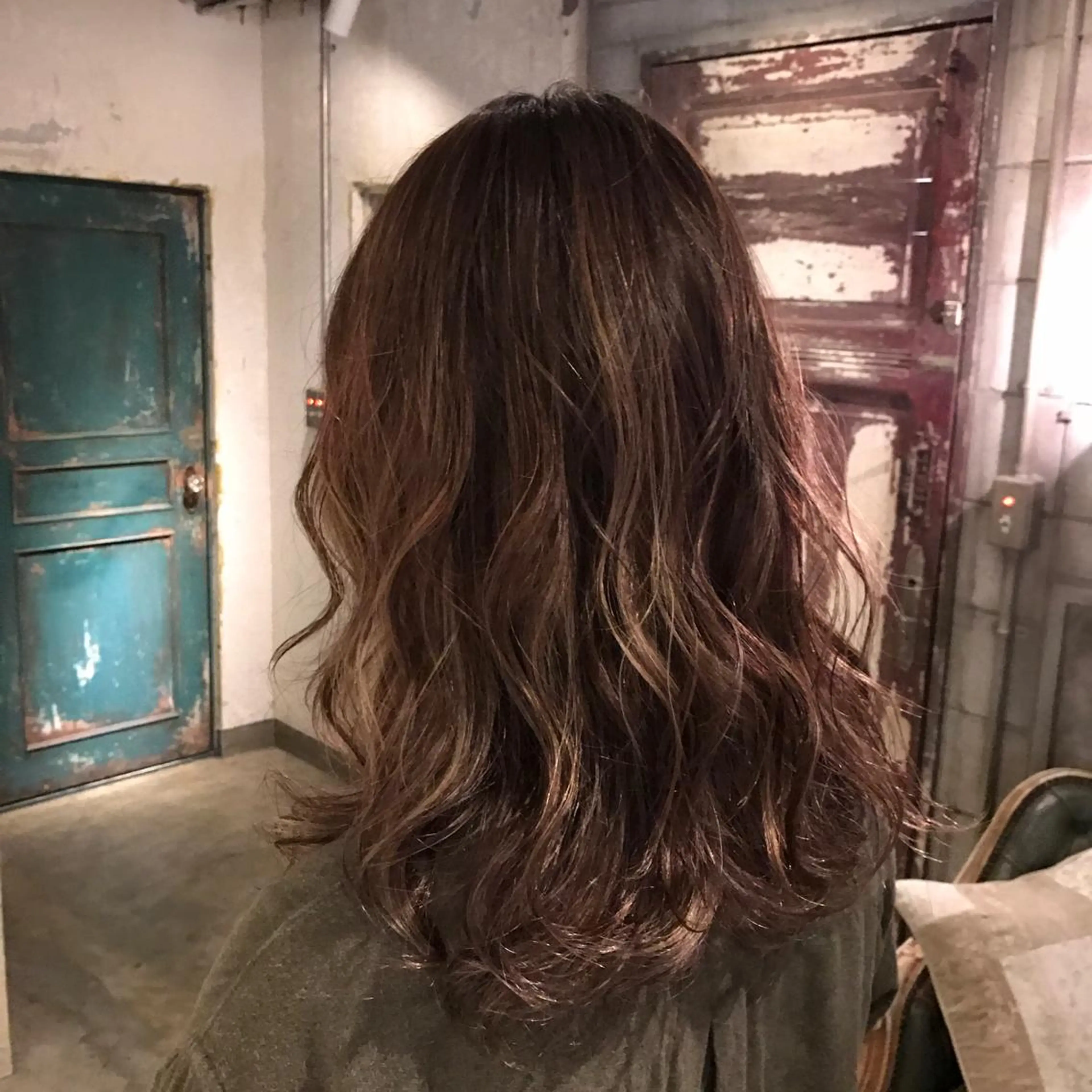ロング ハイライト こう ちゃんのヘアスタイル