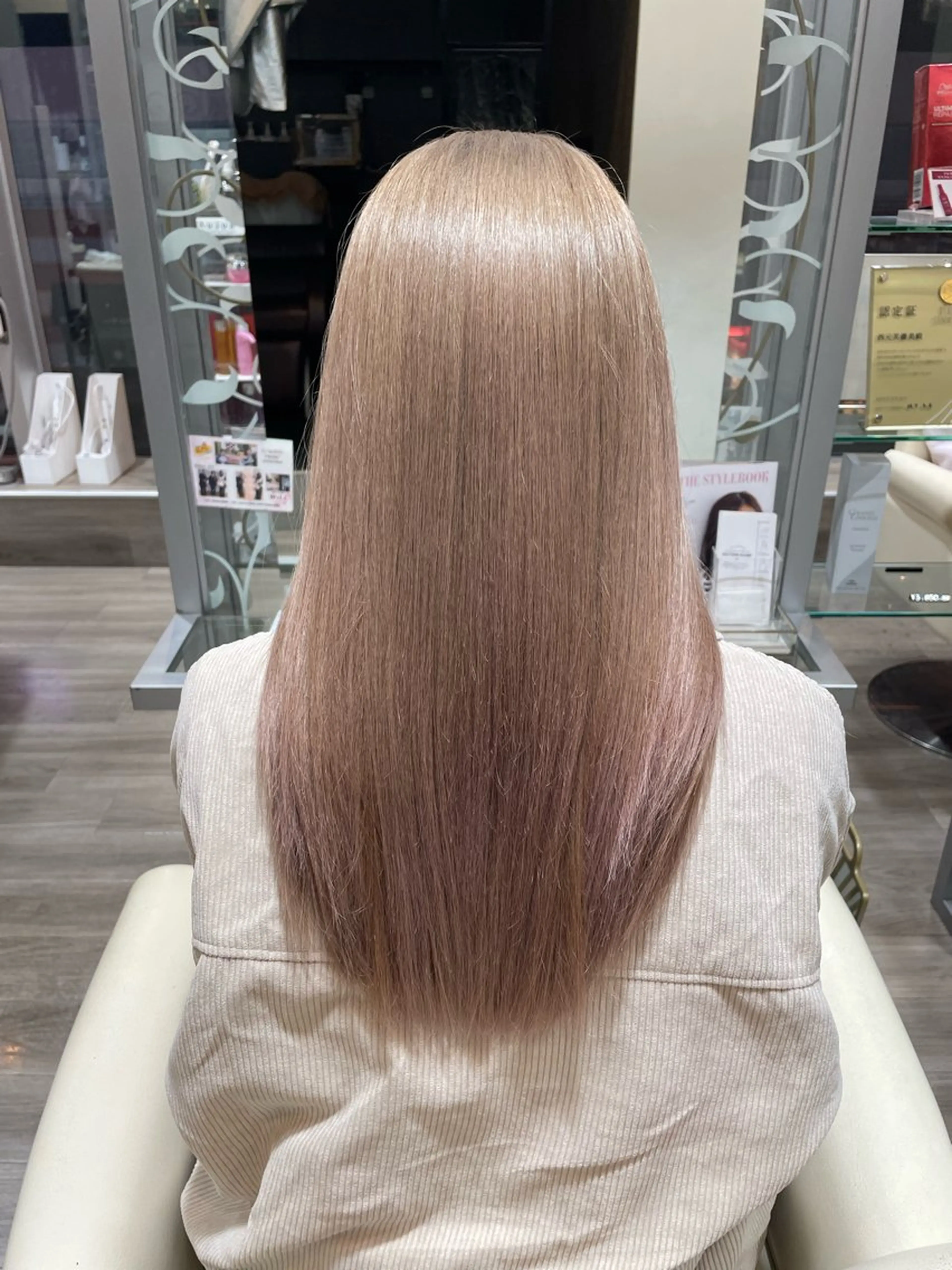 ロング カラー 西村 駿希のヘアスタイル