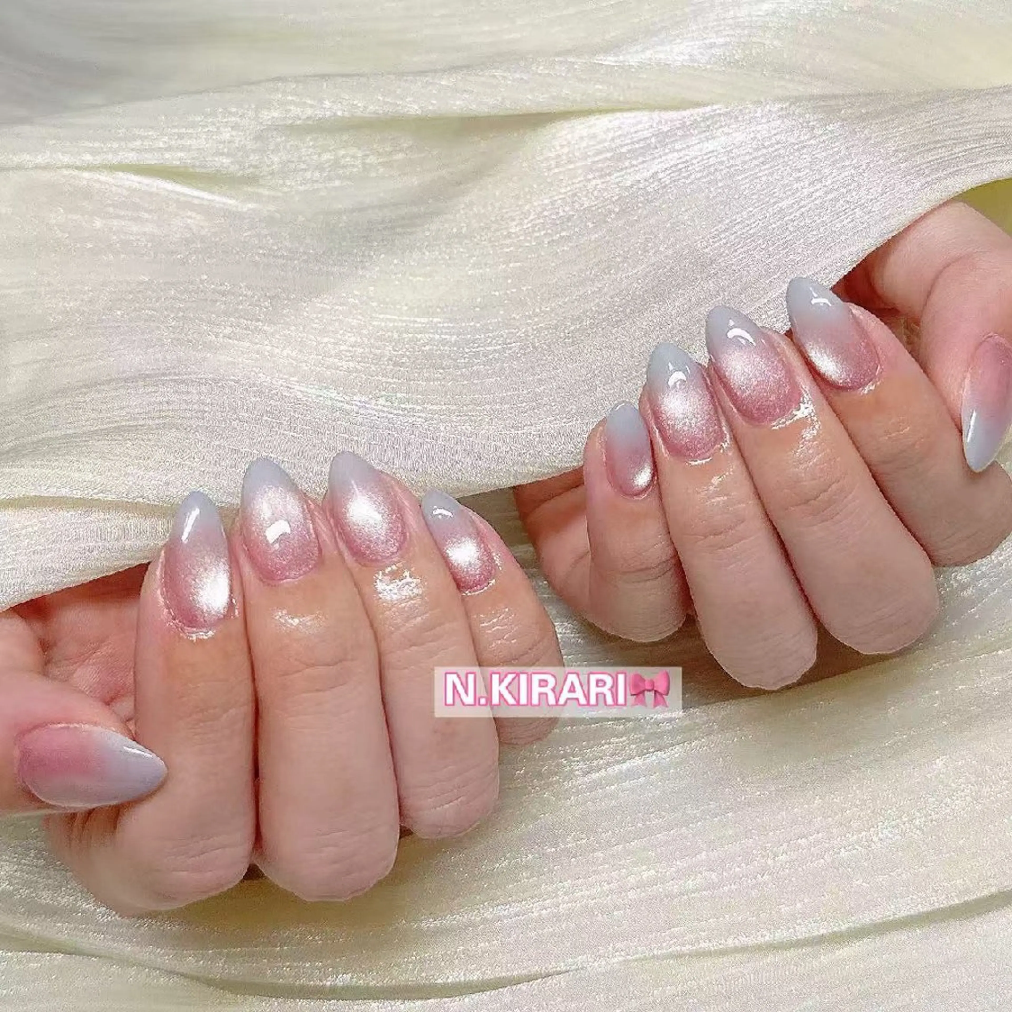 ネイル マグネットネイル ハンドネイル ハンドケア 🎀 ユズ 🎀のネイルデザイン