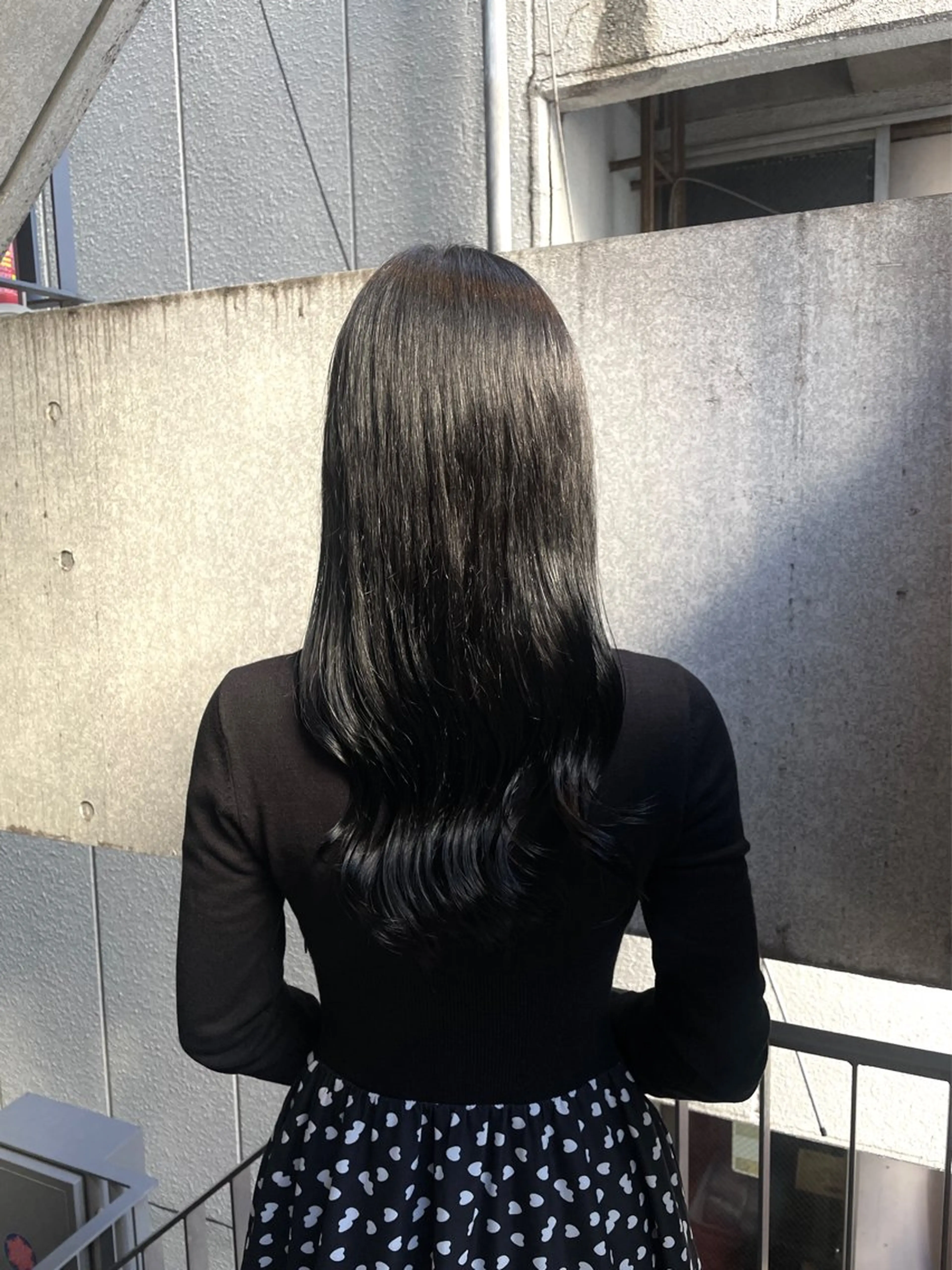 ロング カラー カット ヘアカラー トリートメント 透けカラー/ アレンジ/篠崎渚彩のヘアスタイル