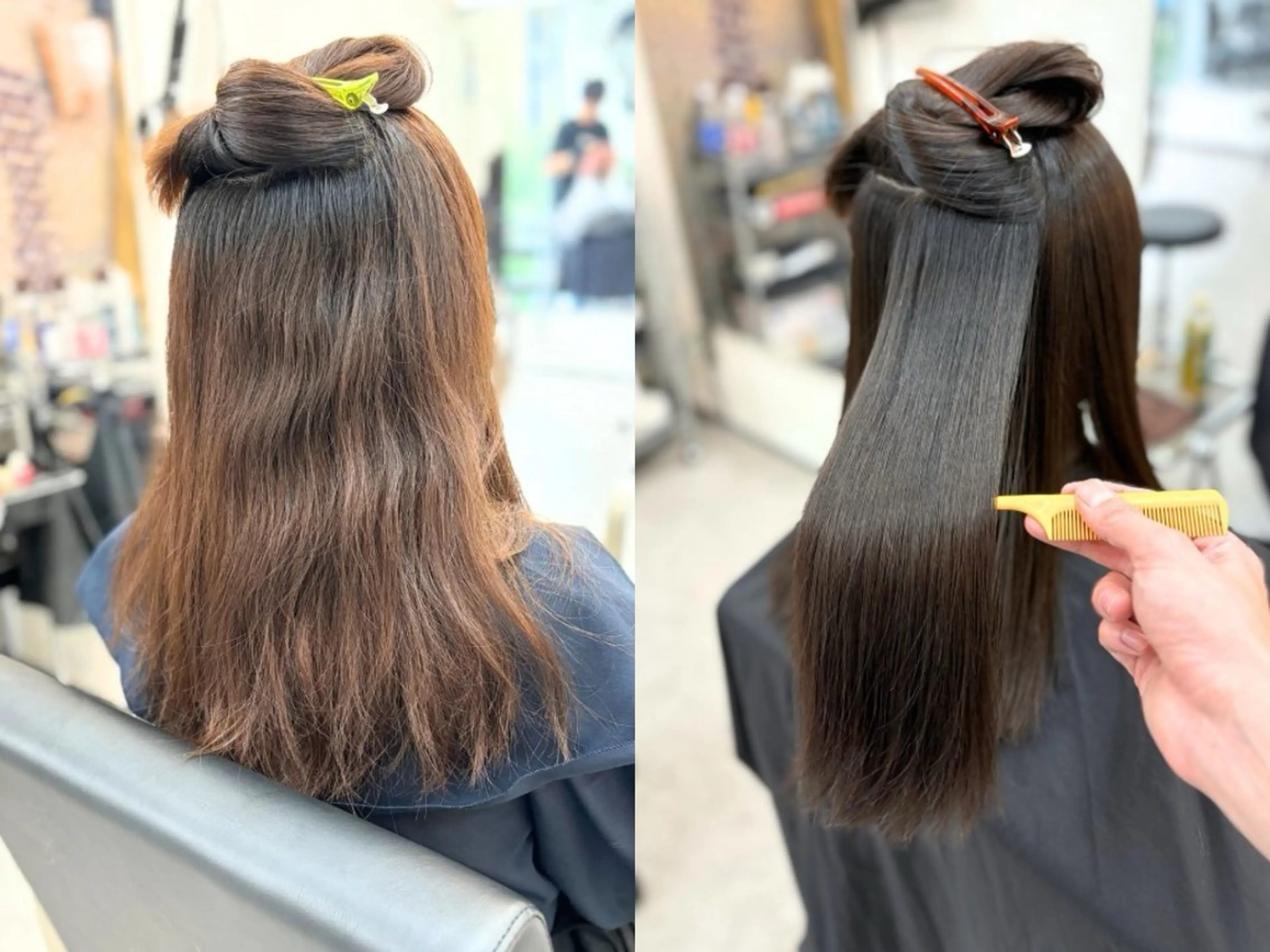 🆕平日限定🆕カット+髪質改善酸性ストレート(トリートメント込み)の写真