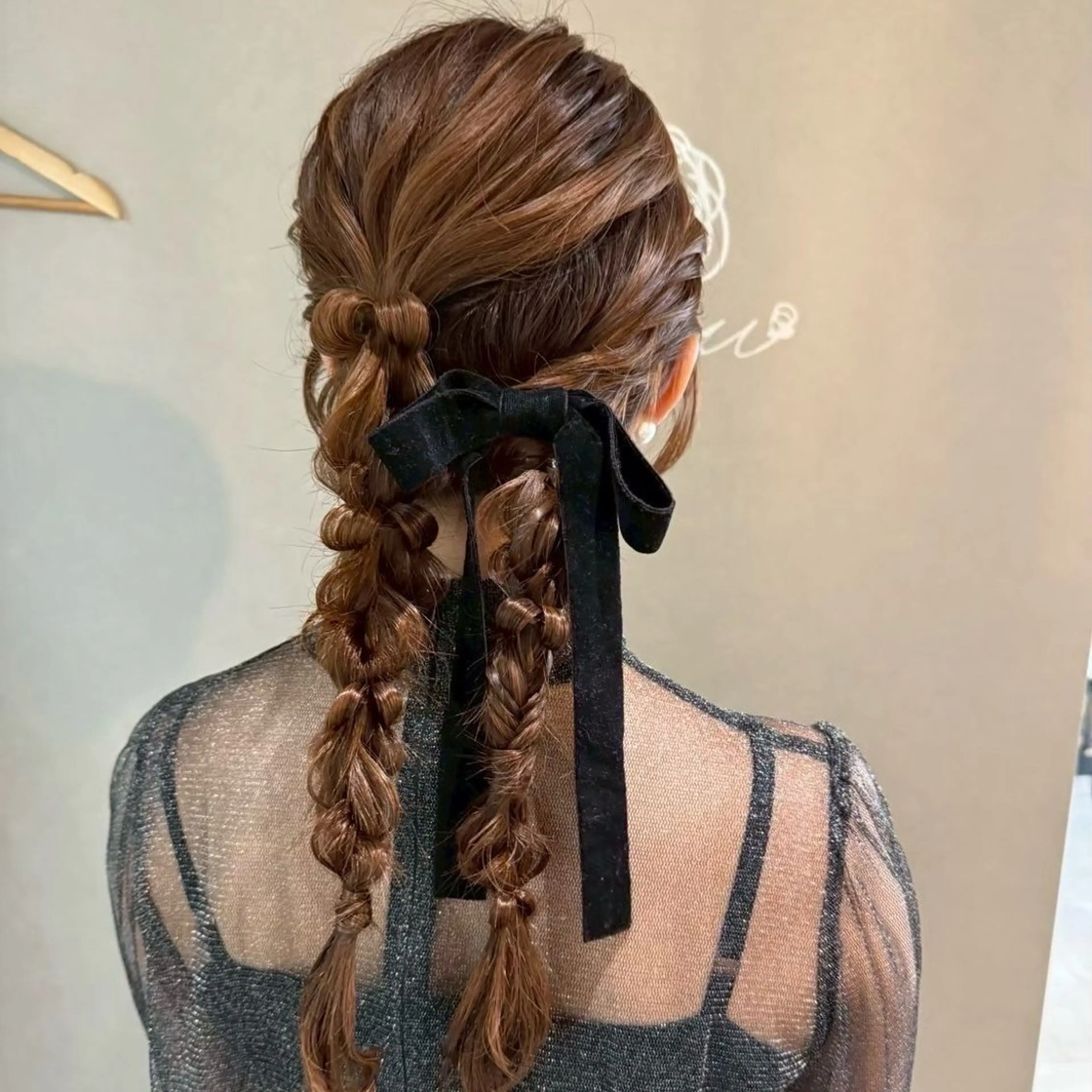 ロング ヘアアレンジ 成人式 ハーフアップ 結婚式・ブライダル ヘアセット 褒められヘアメイク /‎ボブ女子🐶みおのその他イメージ