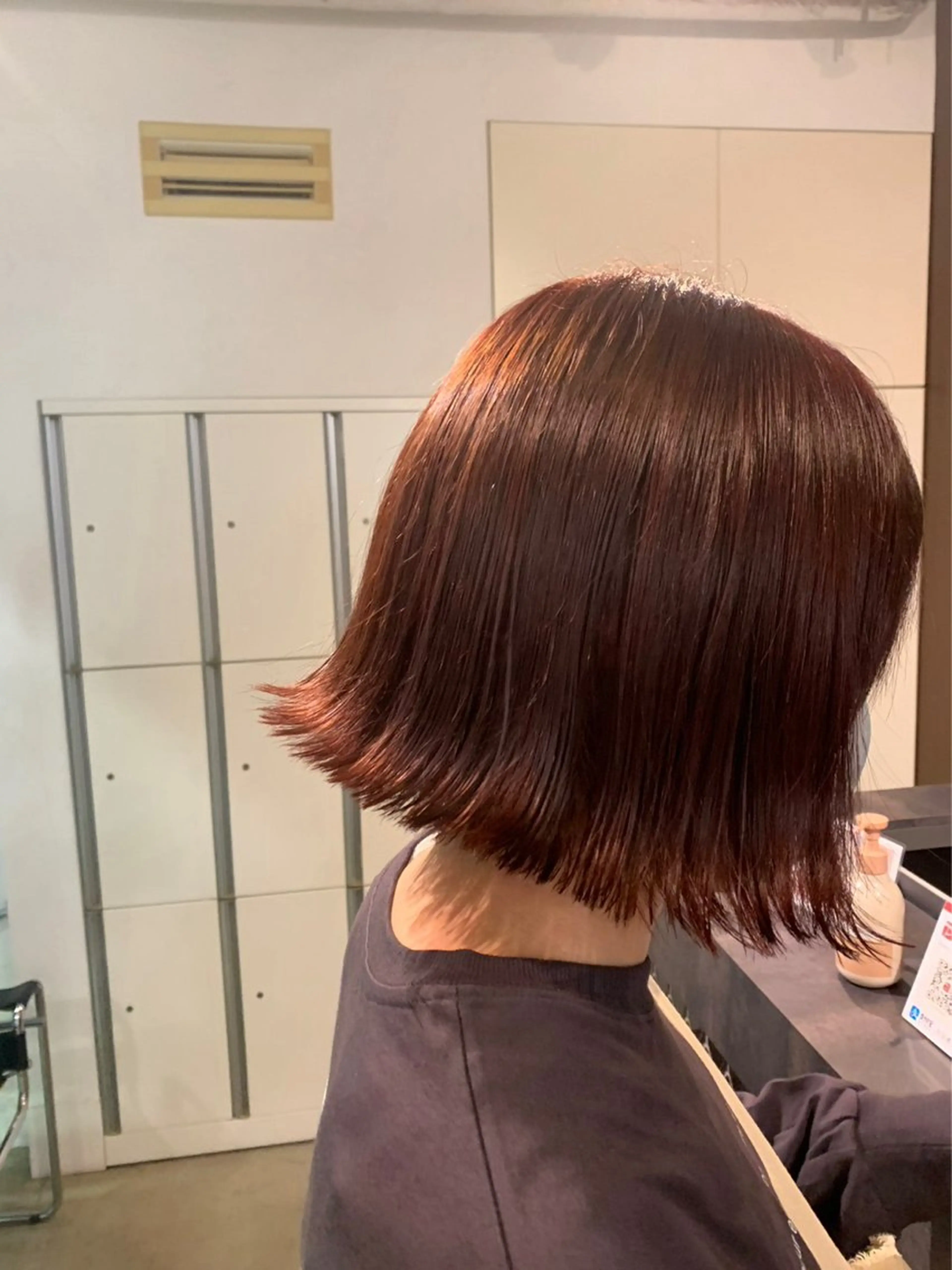 ミディアム die schere Lob所属・脱白髪染め 木内優作のヘアスタイル