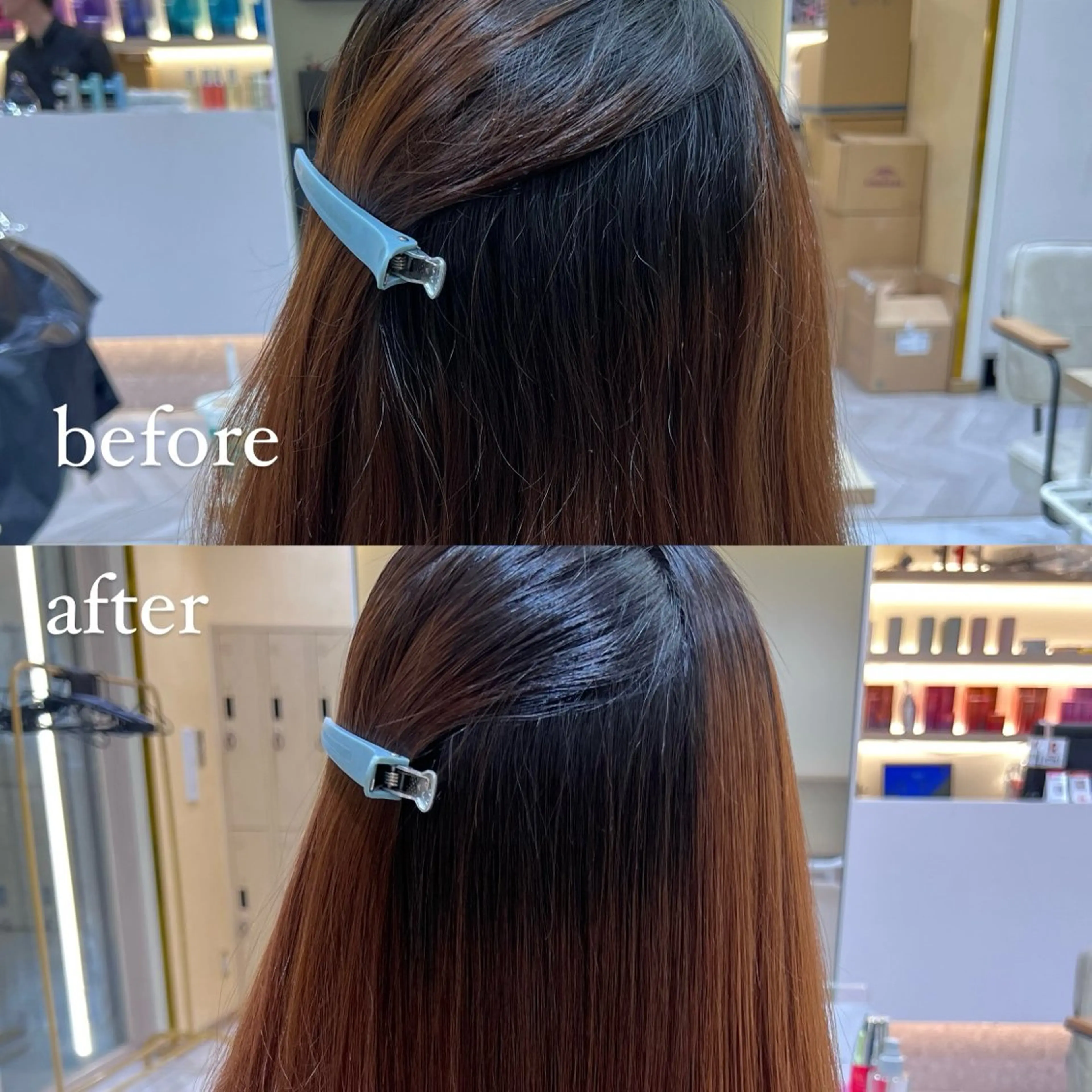 大人気メニュー‼️癖や収まりが気になる方に🪄自然な仕上がり酸性ストレート🫧の写真