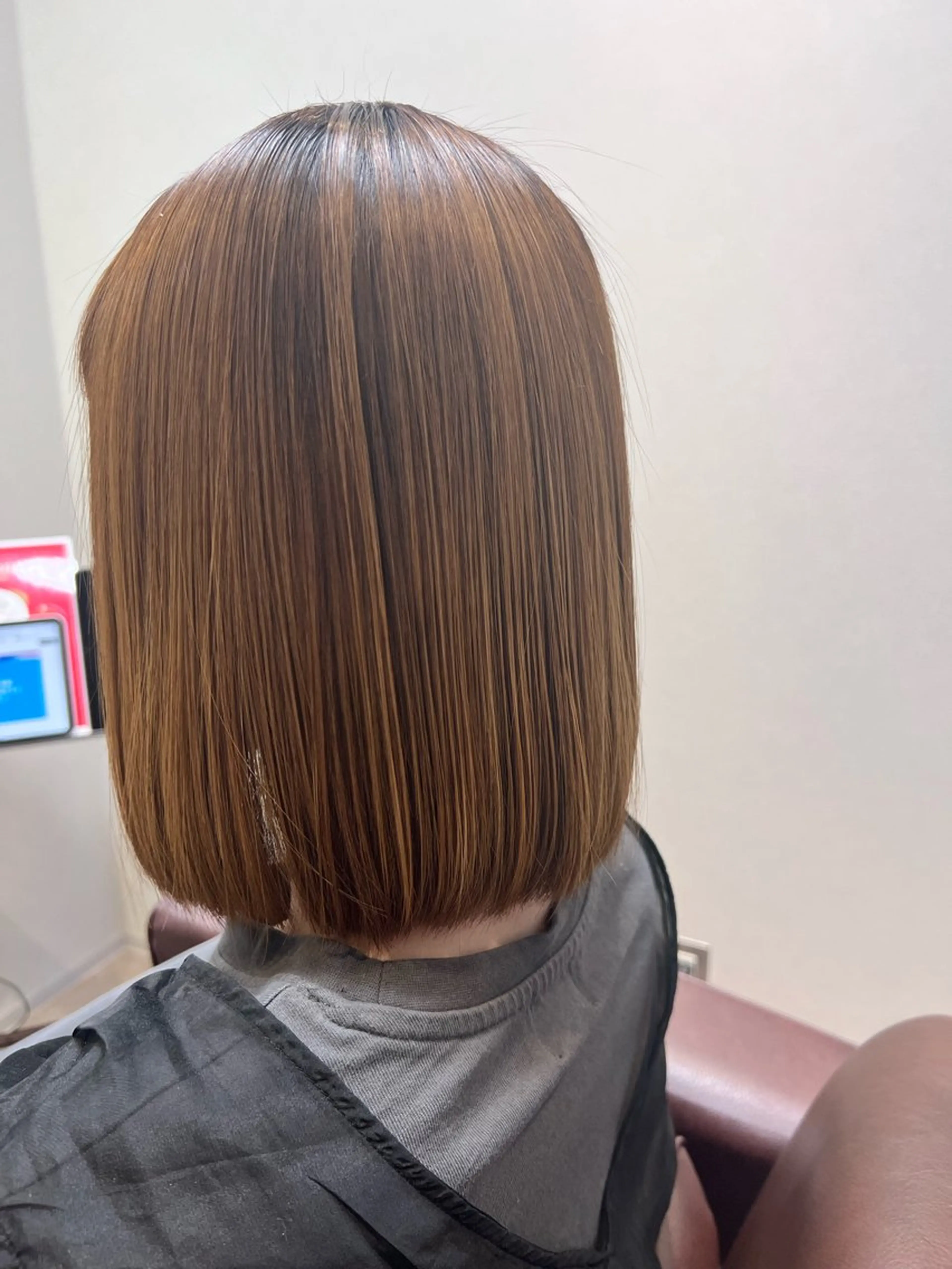 ミディアム よしだ ふみこのヘアスタイル