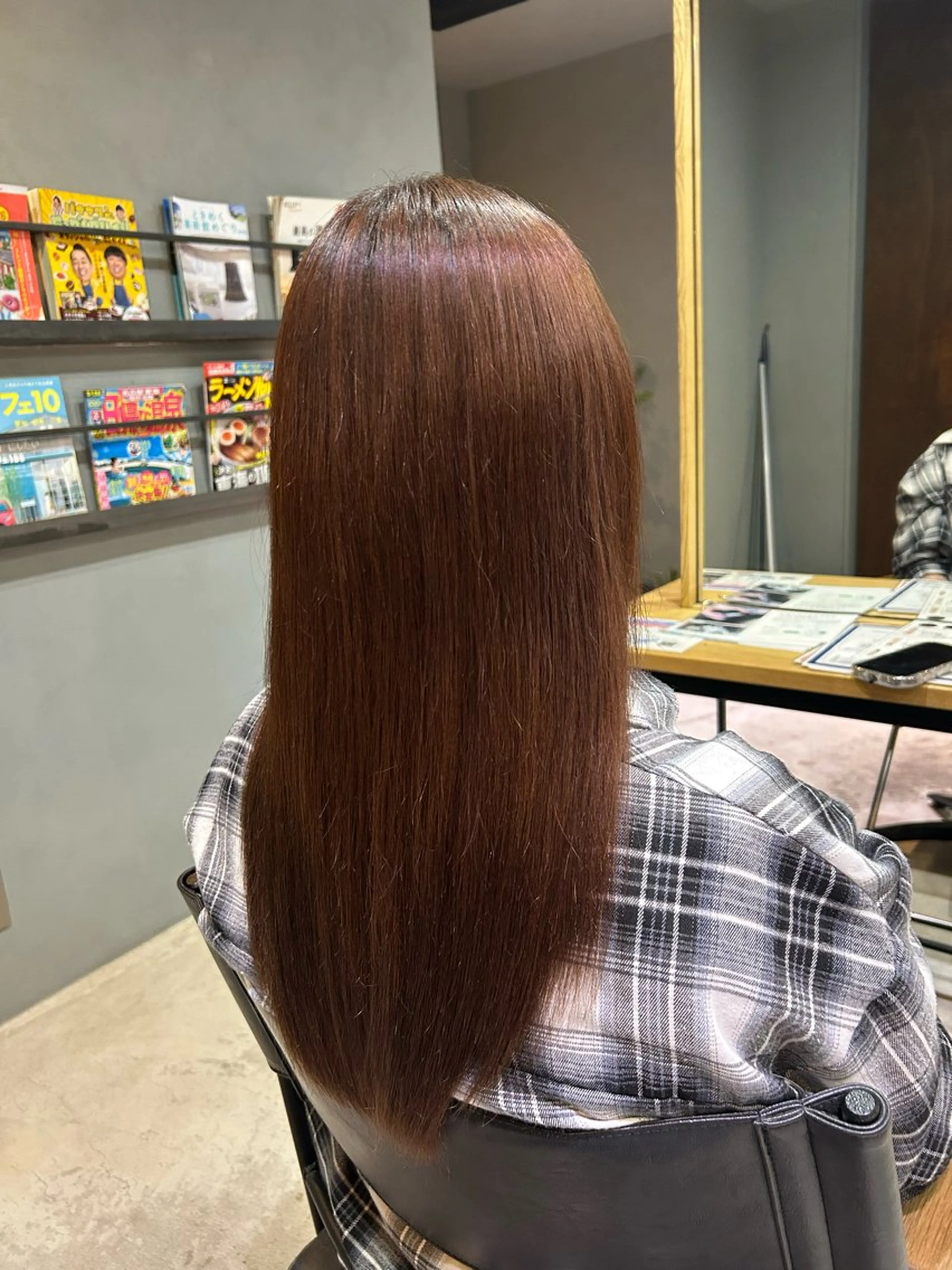 ロング カラー ハイトーン/艶髪/ 暗髪/韓国/sanaのヘアスタイル