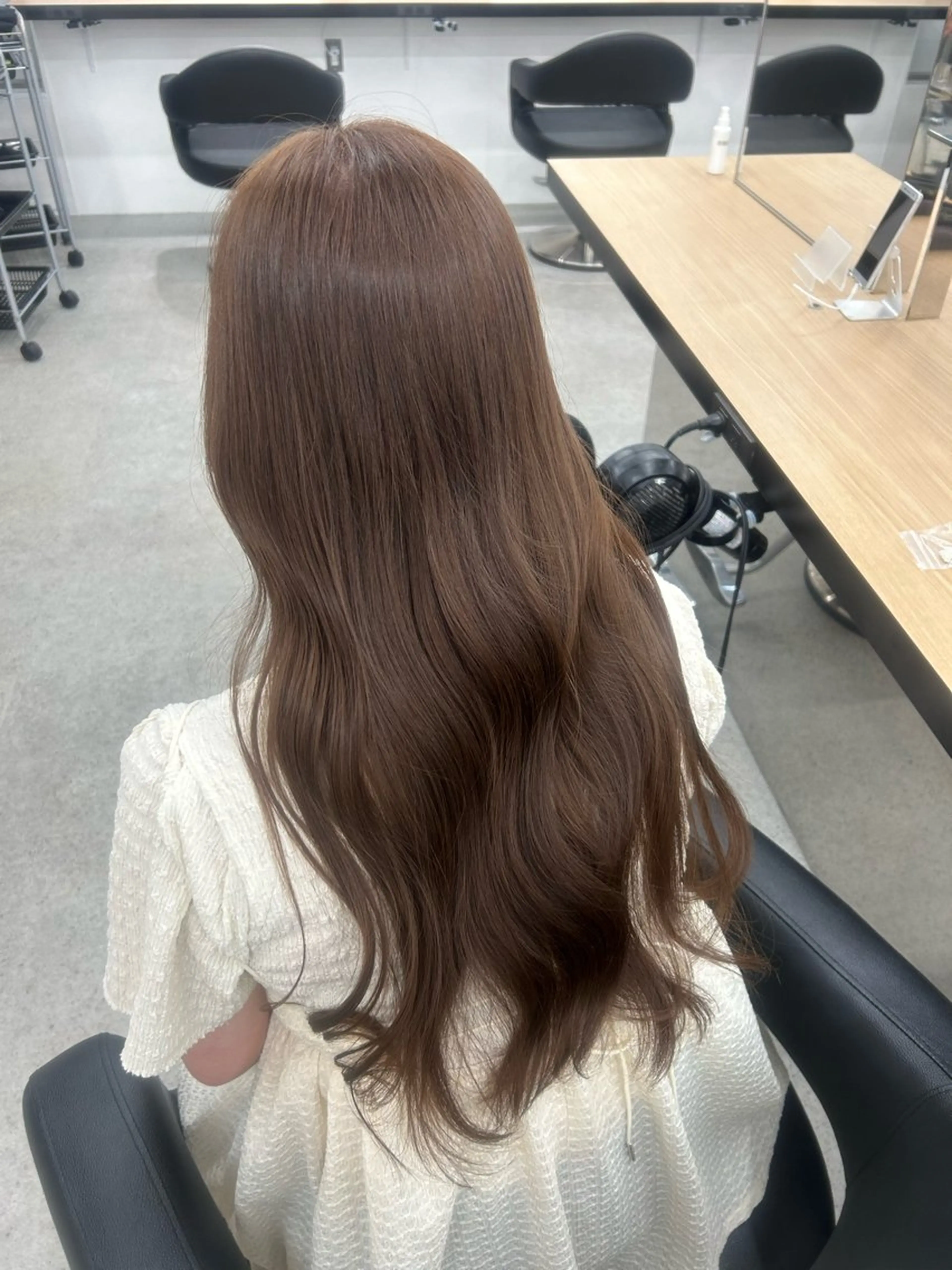 ロング カラー 愛結 暖色カラー🎀🩰のヘアスタイル