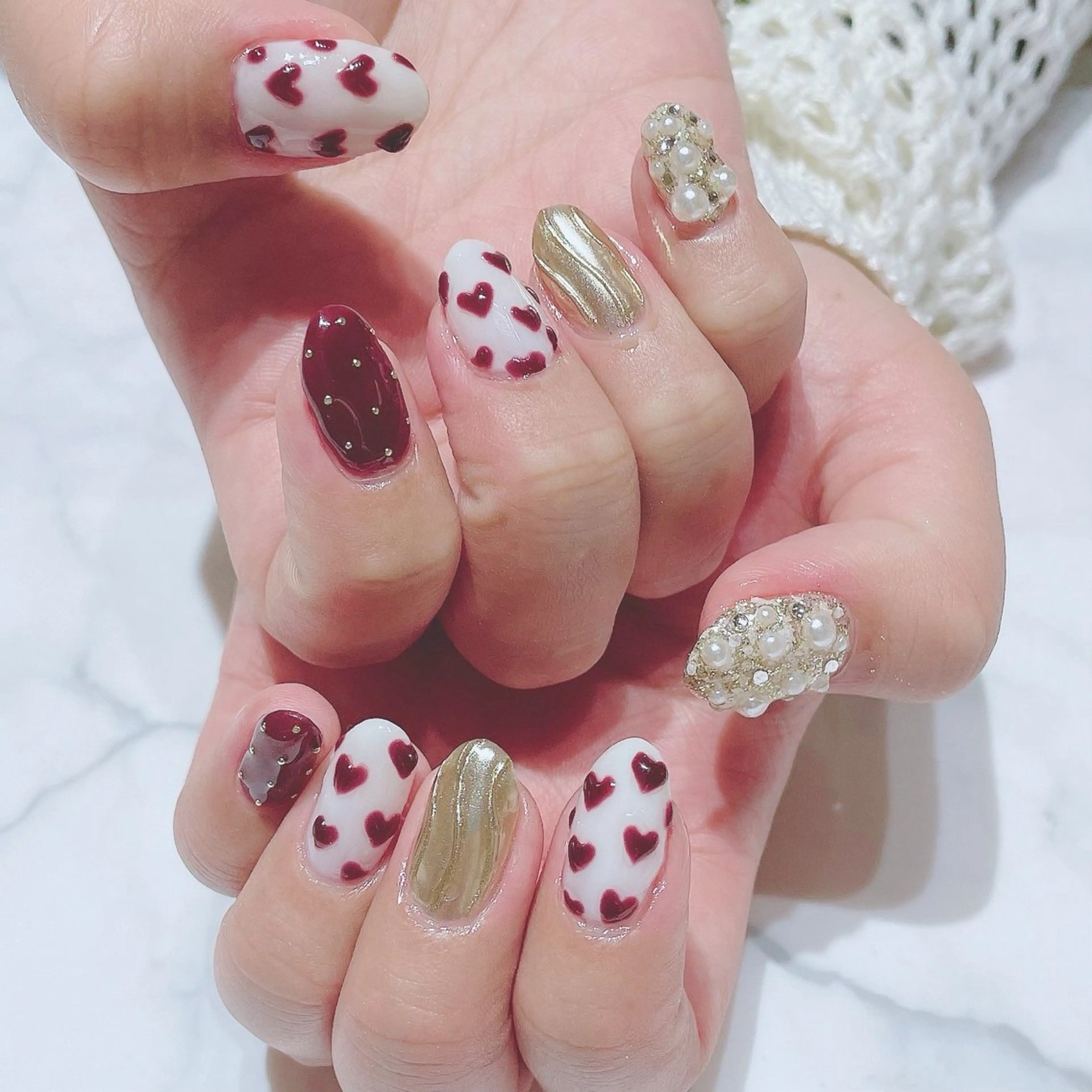 ネイル 持ち込み ネイルサロン Belleのネイルデザイン