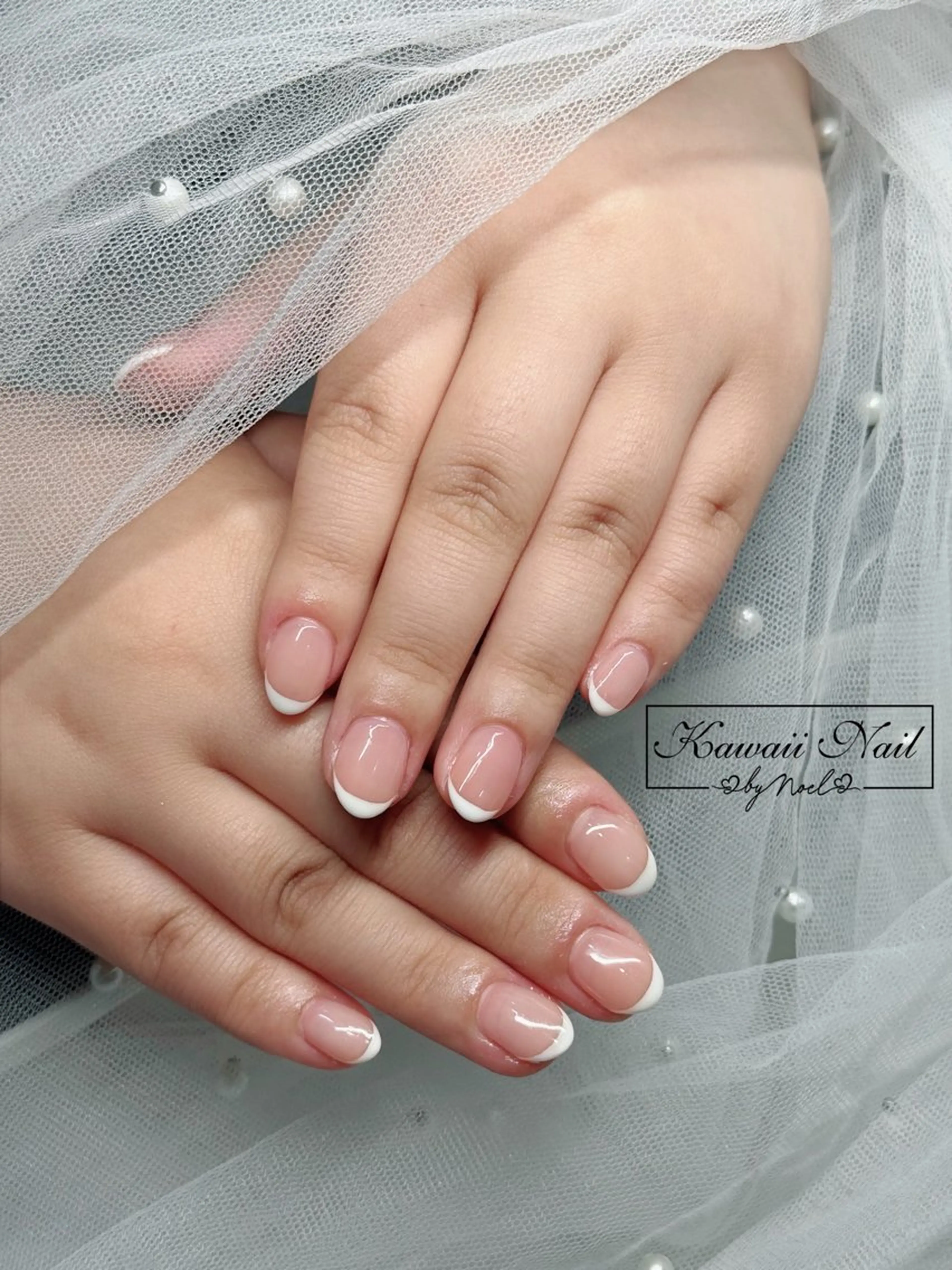 ネイル アートネイル フットネイル フレンチネイル ジェルネイル 韓国ネイル Kawaii Nail Salon所属・YURI NAIL NARITAのネイルデザイン