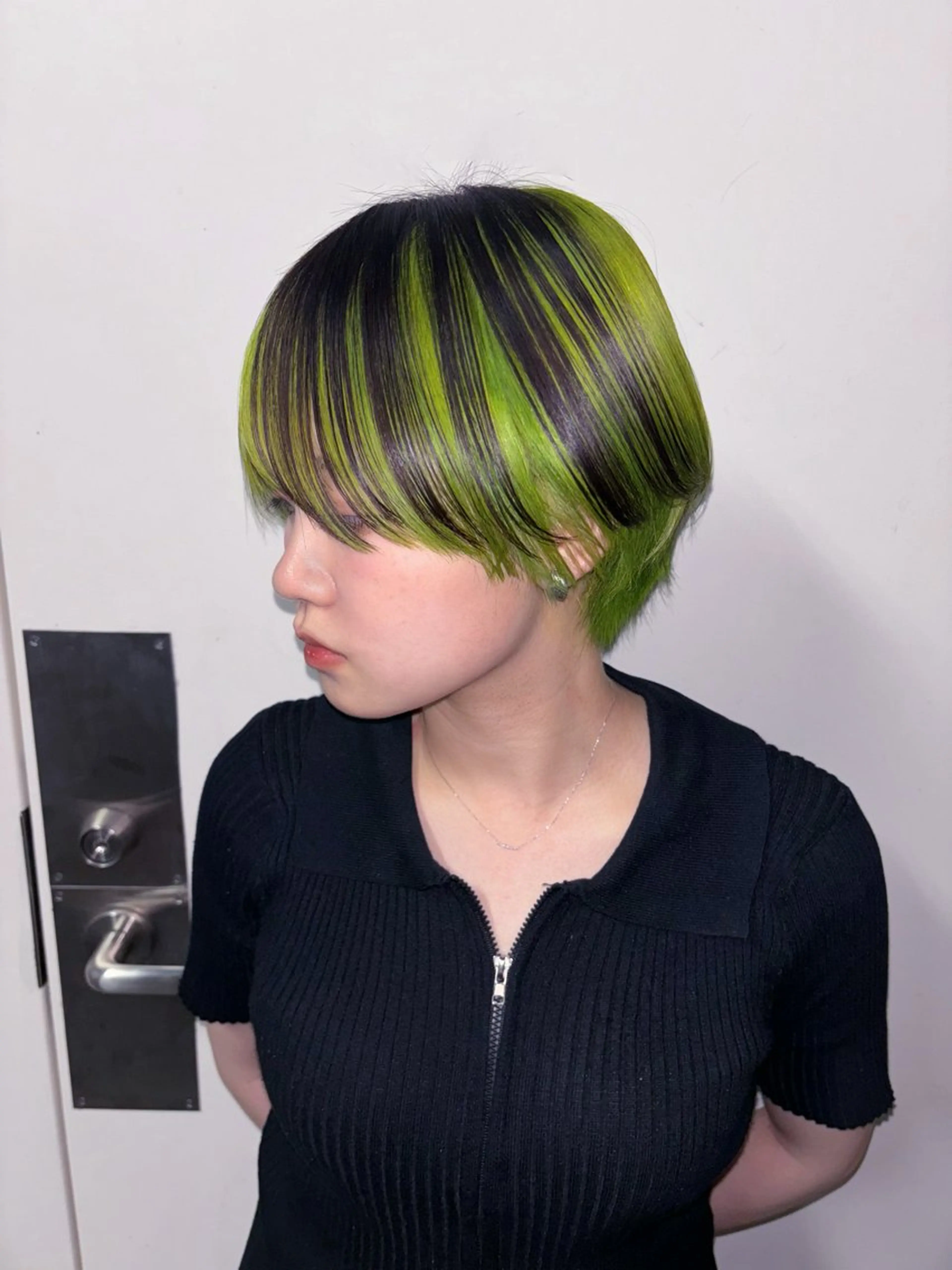 セミロング カラー 💫miyu💫デザ インカラー/アレンジのヘアスタイル