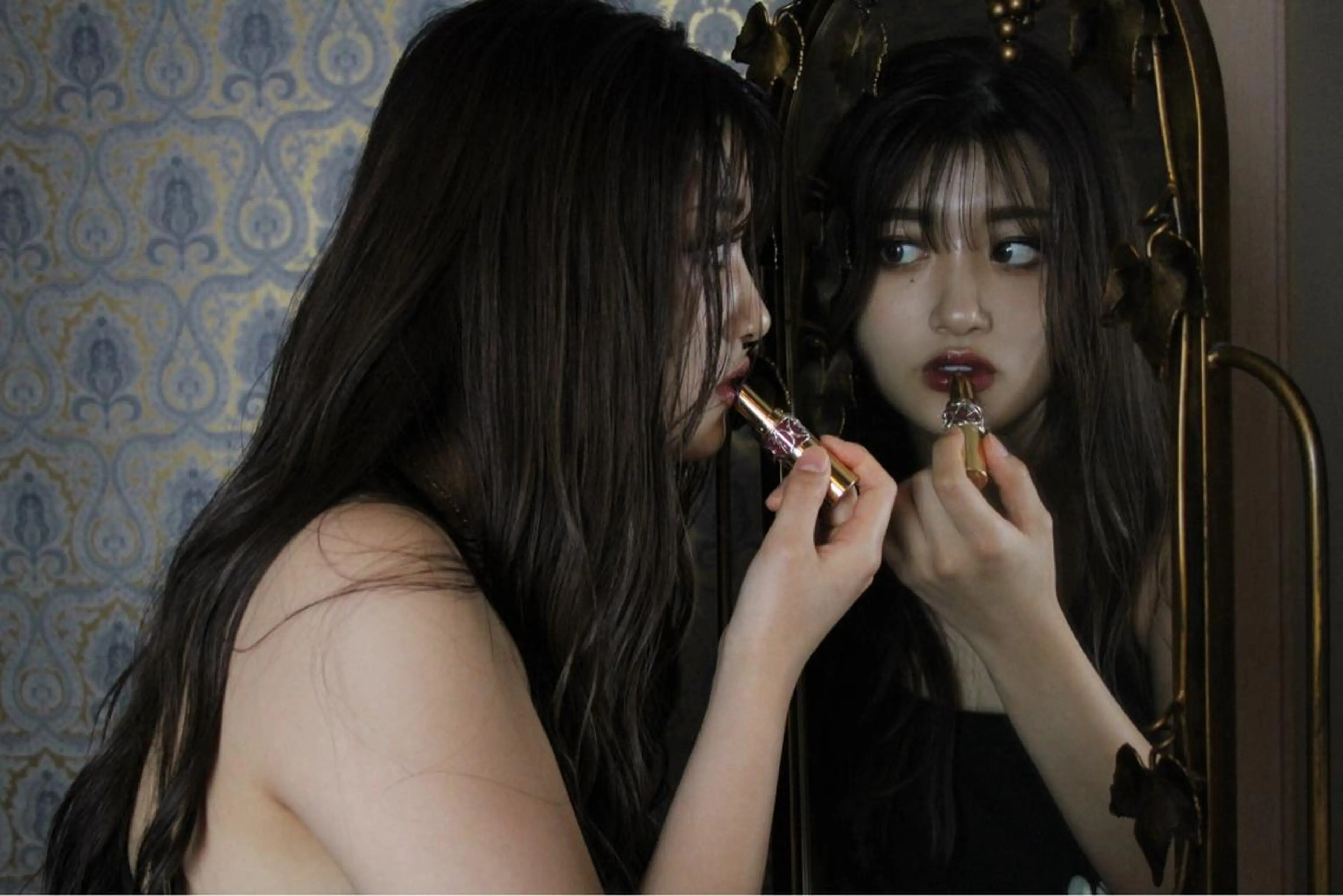 ロング カラー ヘアアレンジ YU KIのヘアスタイル