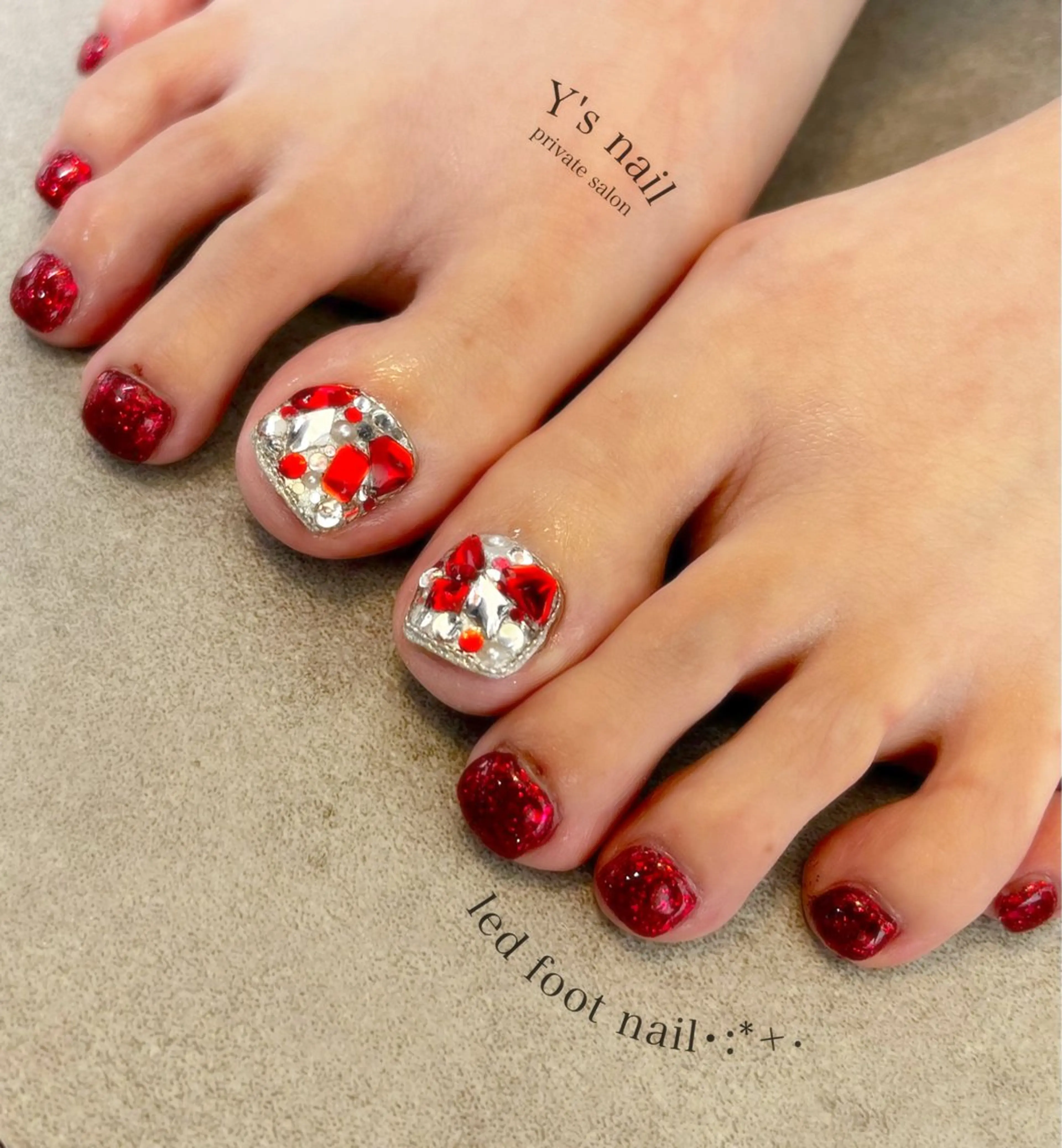 ネイル フットネイル Y's nail ˚✧₊YUIのネイルデザイン