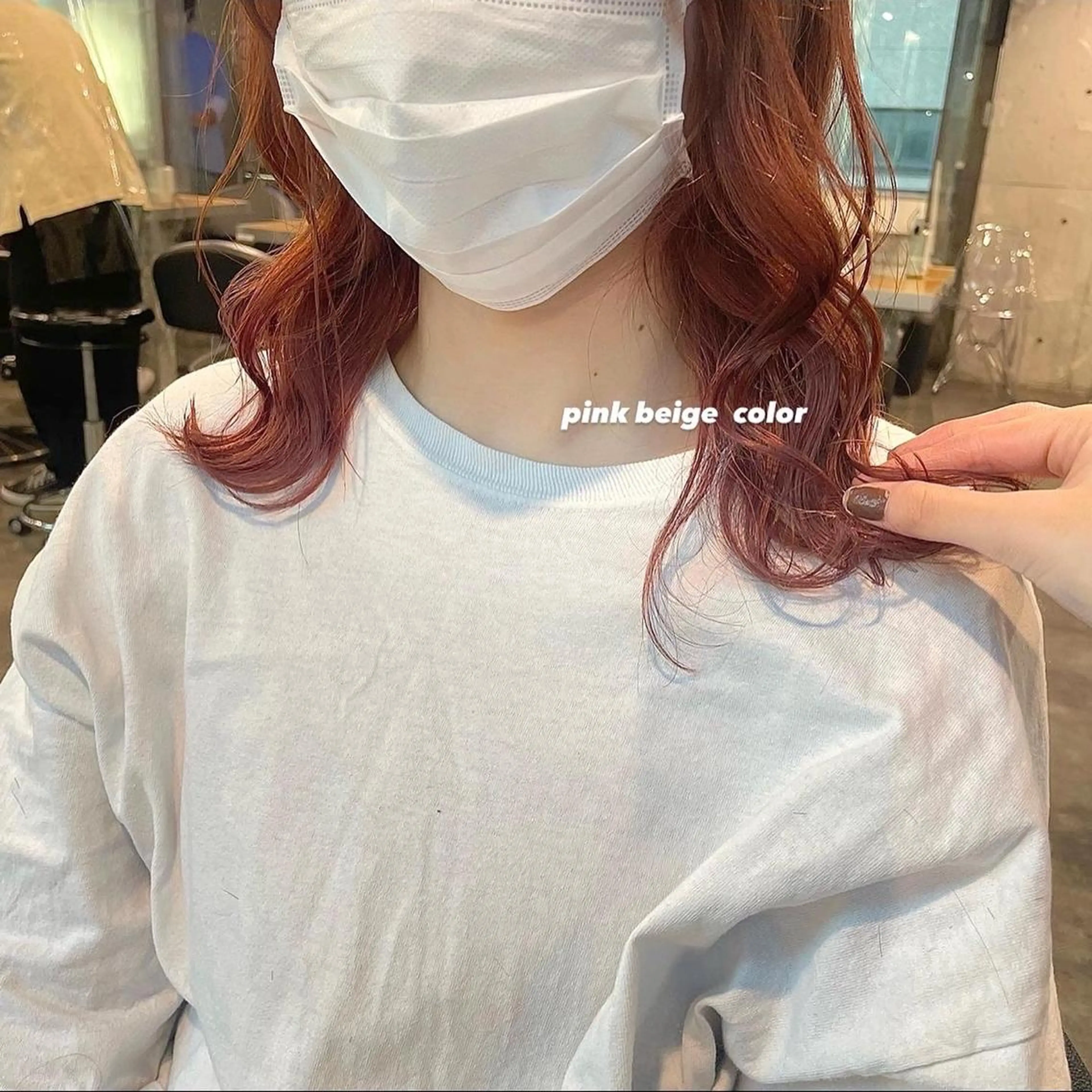 セミロング カラー パーマ ヘアアレンジ メンズ キッズ ネイル マツエク・マツパ アイブロウ 透明感カラー・レイヤ ー🎀amika🎀のヘアスタイル