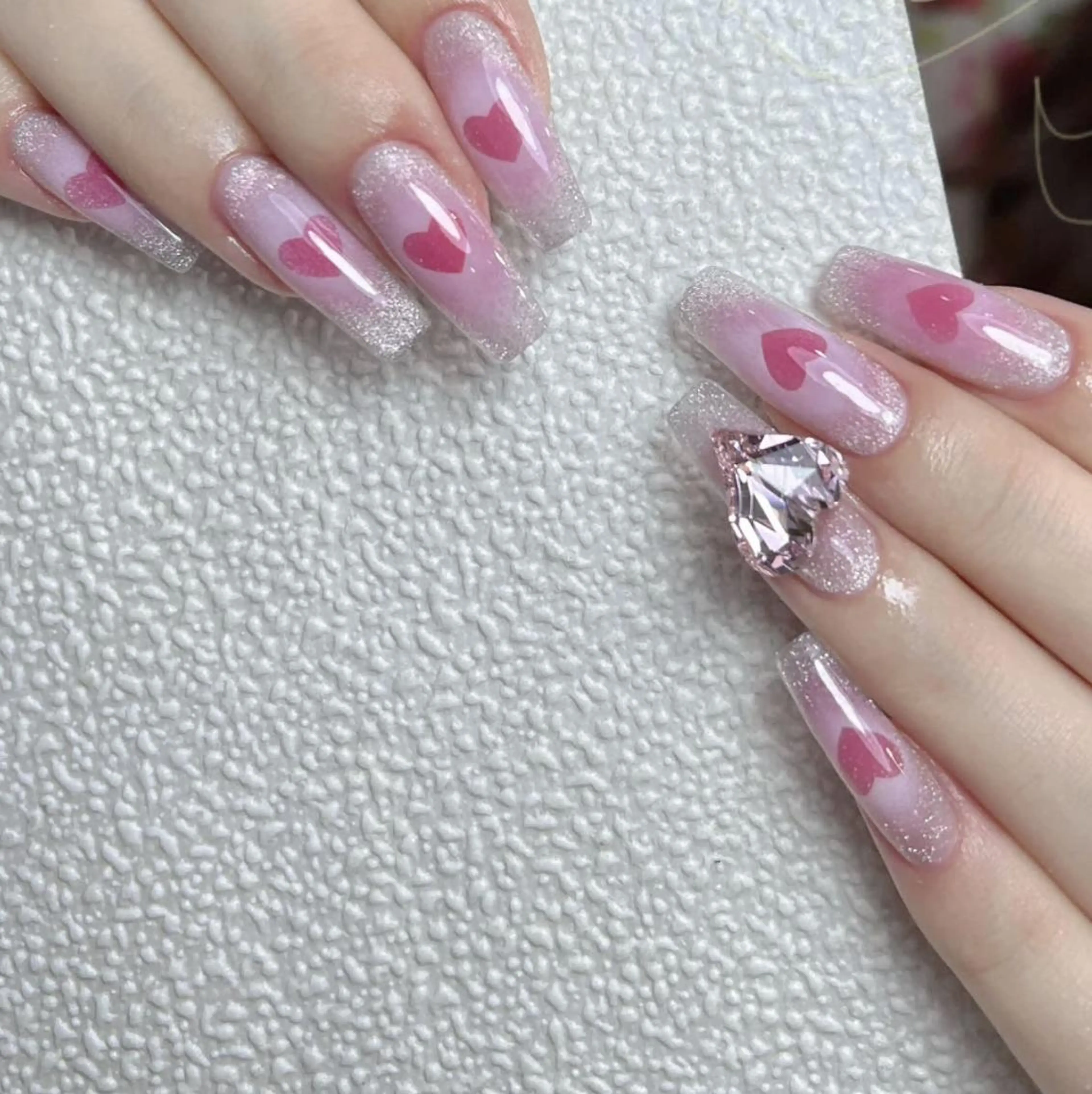 ネイル アートネイル 長さ出し ネイルチップ Queens PUPUのネイルデザイン